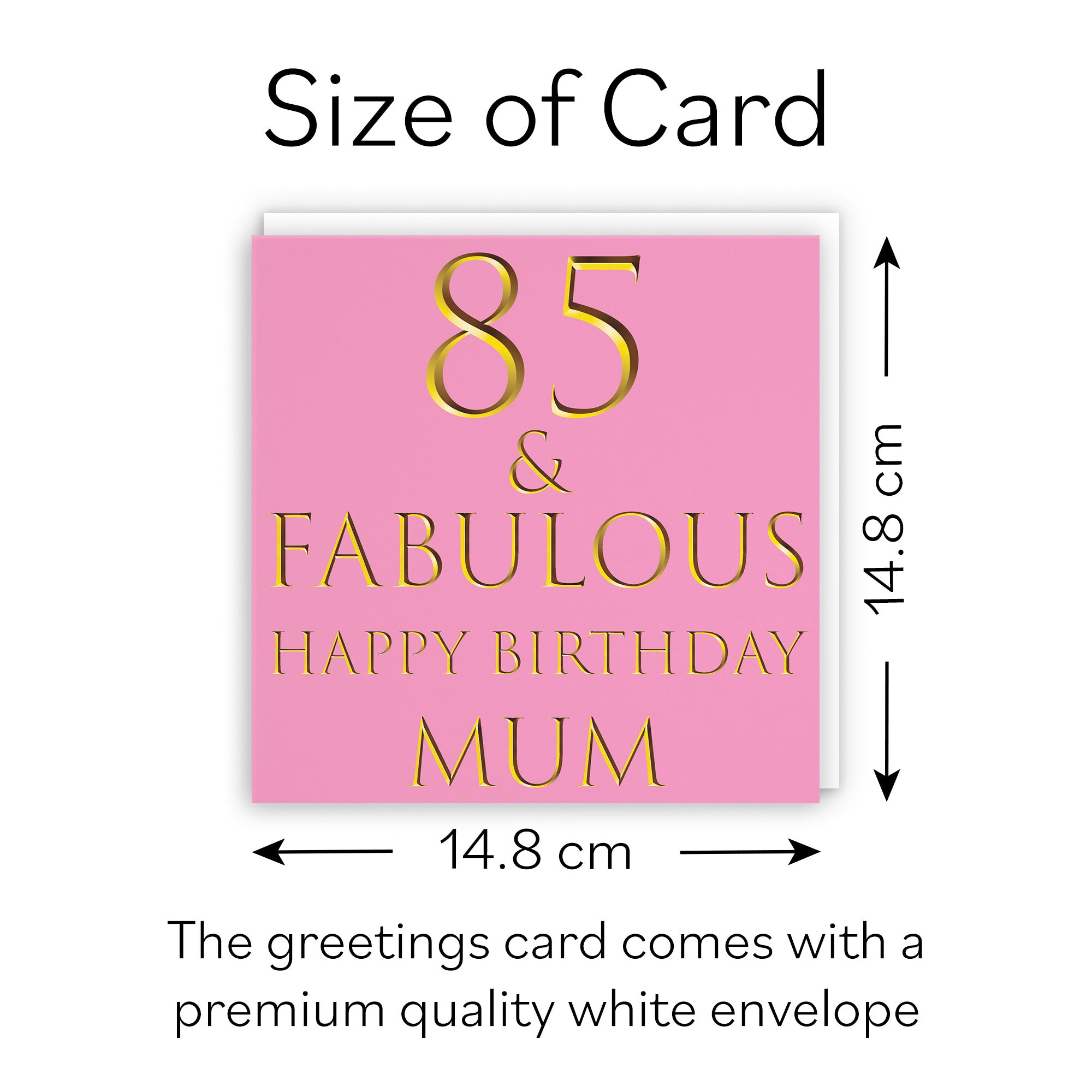 85th Mum Birthday Card Still Totally Fabulous - Default Title (B088KMPW45)