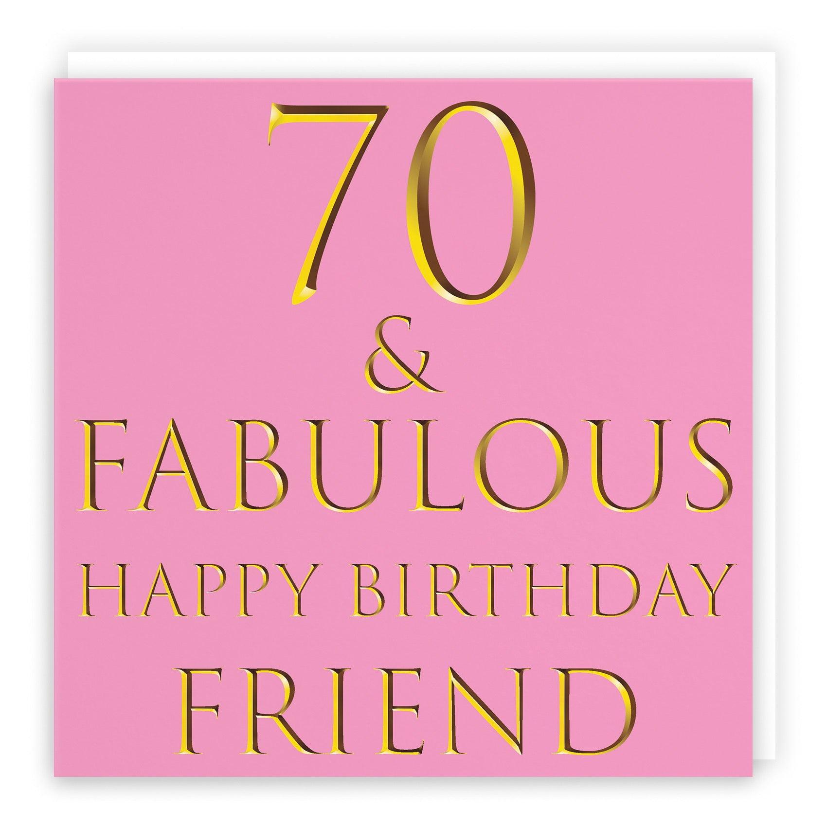 70th Friend Birthday Card Still Totally Fabulous - Default Title (B0891T52D1)