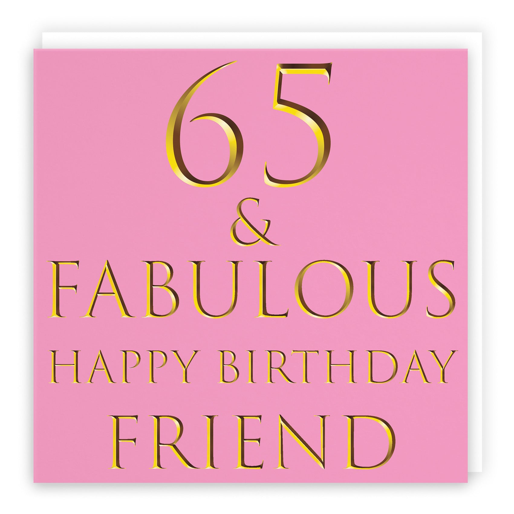 65th Friend Birthday Card Still Totally Fabulous - Default Title (B0891T6DNJ)