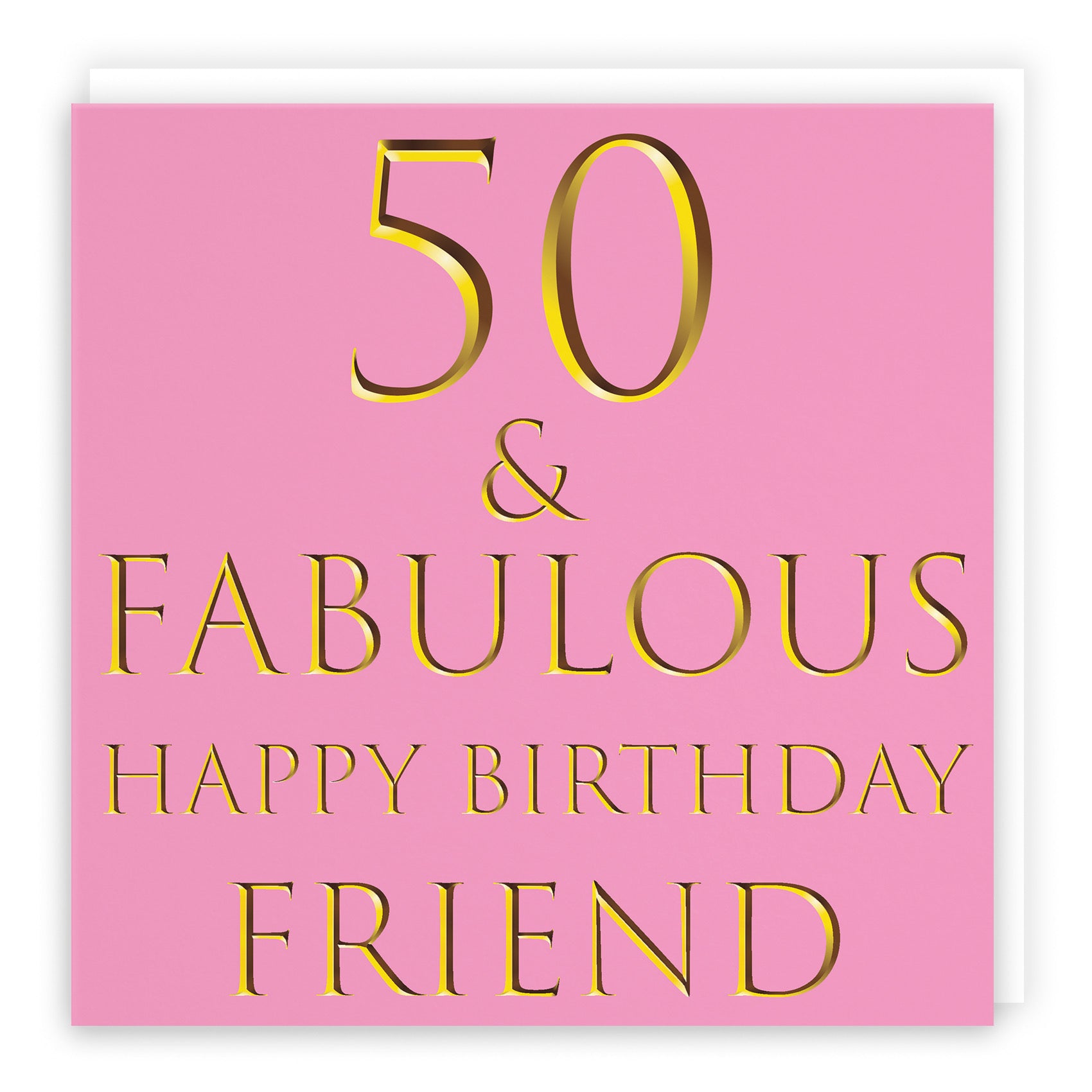 50th Friend Birthday Card Still Totally Fabulous - Default Title (B0891TNLB1)