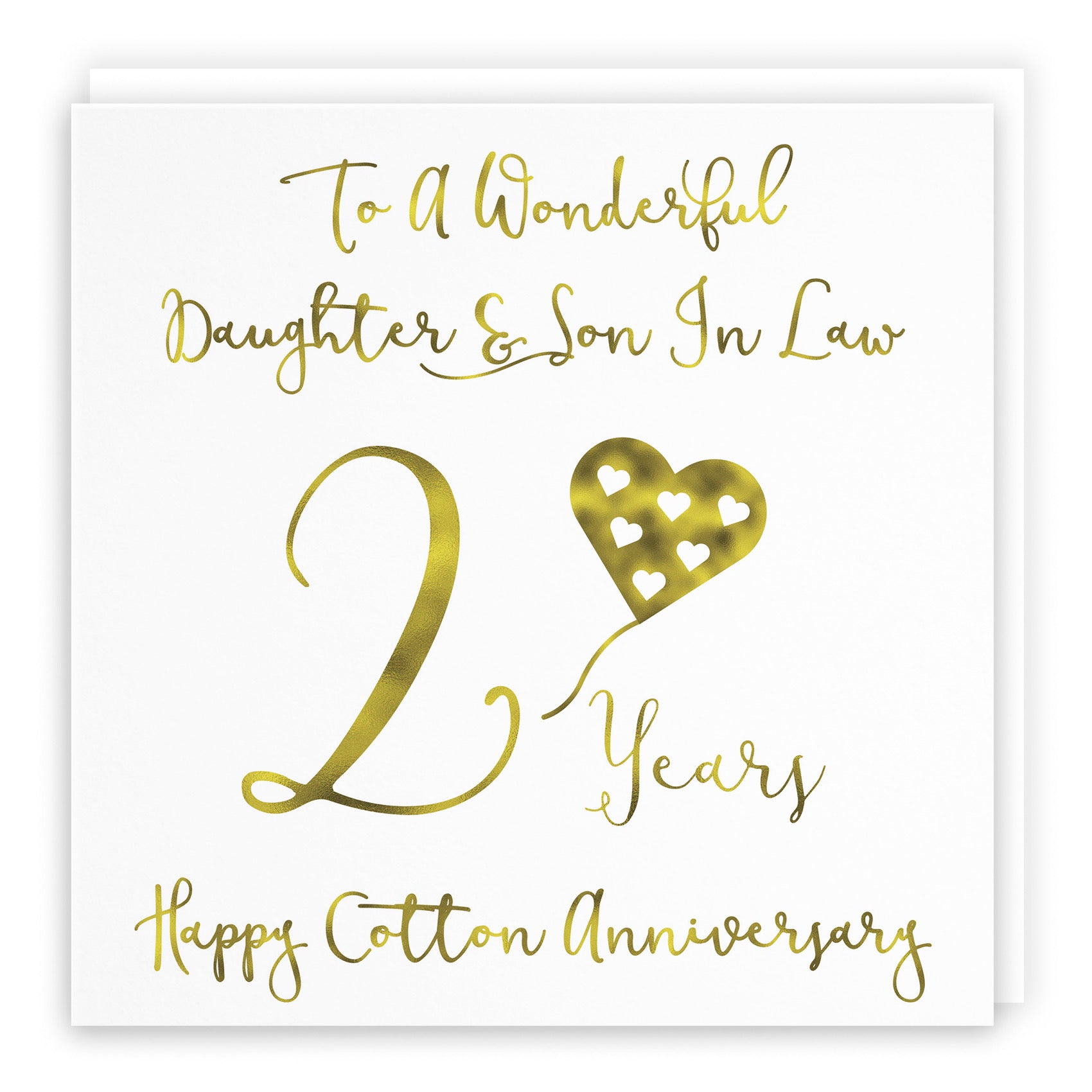 2nd Daughter And Son In Law Anniversary Card Milano - Default Title (B08BXBX69V)