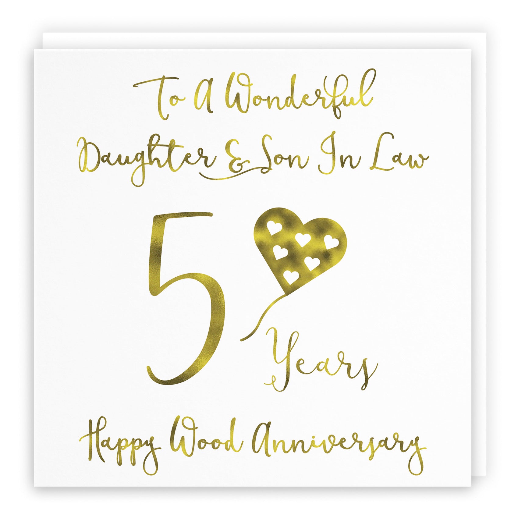 5th Daughter And Son In Law Anniversary Card Milano - Default Title (B08BXC69FR)