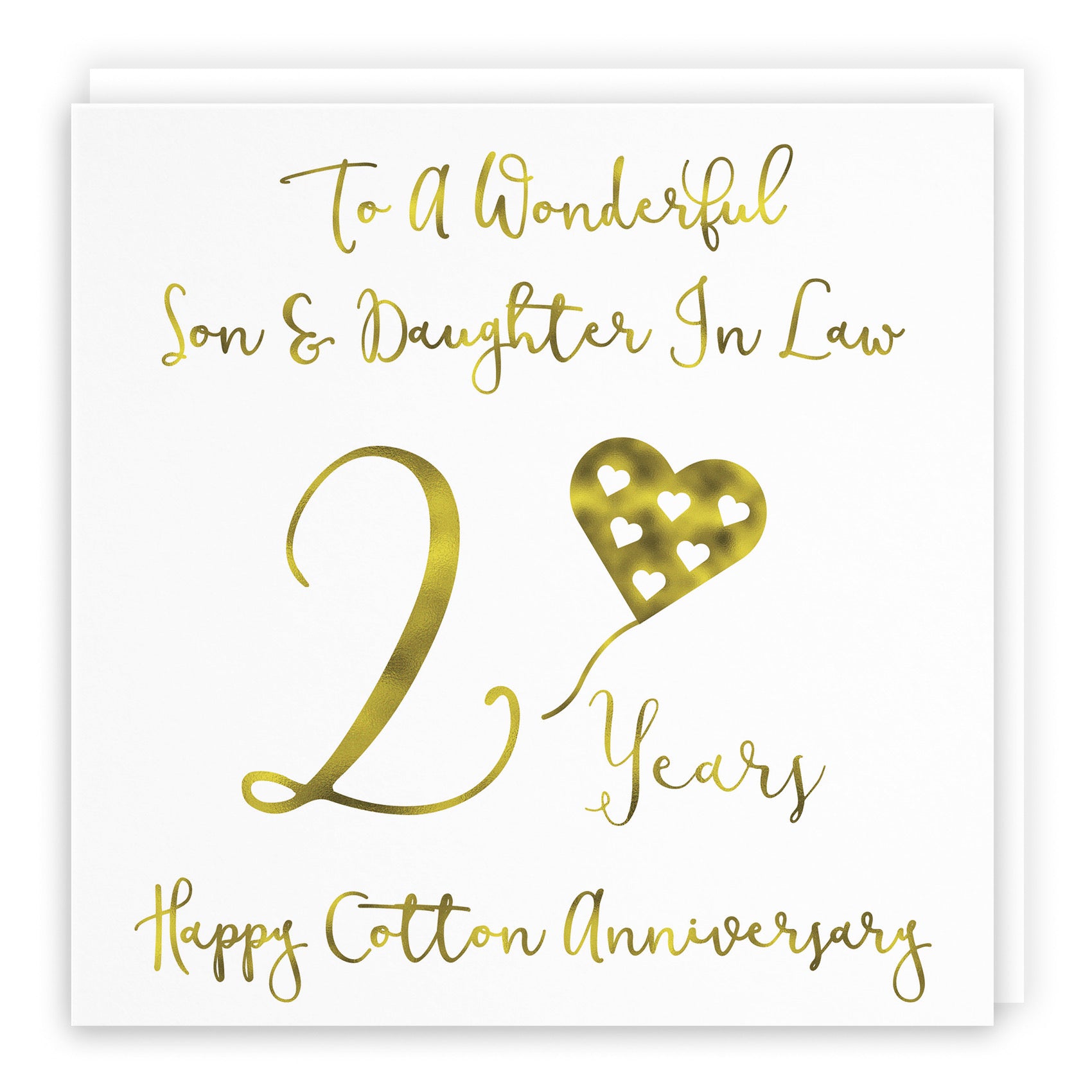 2nd Son And Daughter In Law Anniversary Card Milano - Default Title (B08BXCPJWC)