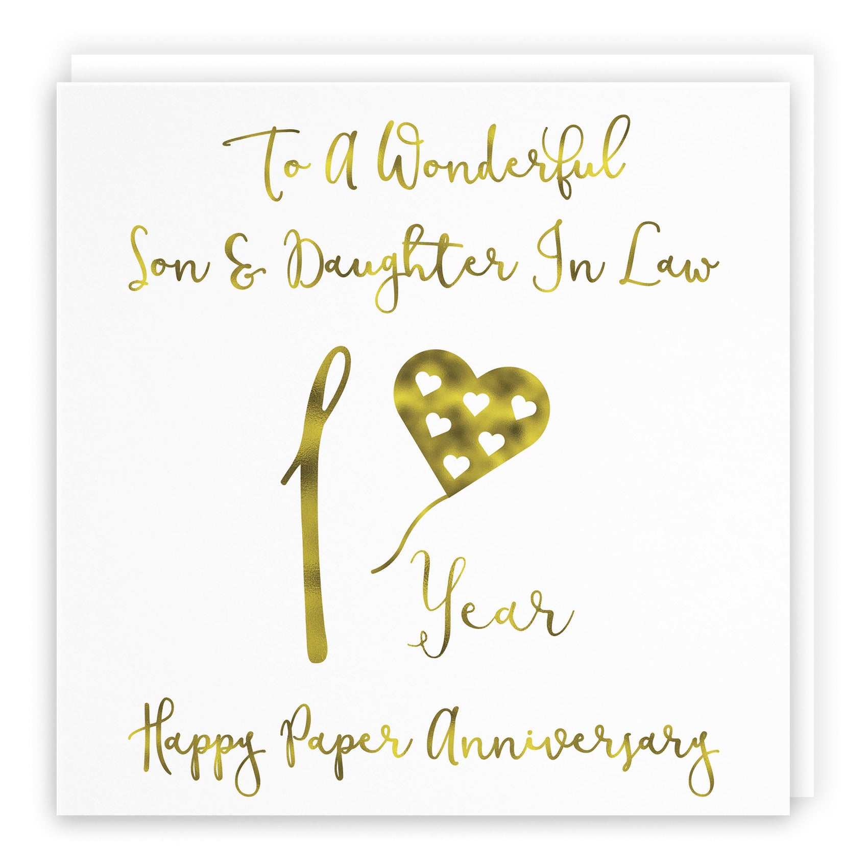 1st Son And Daughter In Law Anniversary Card Milano - Default Title (B08BXD2QLM)