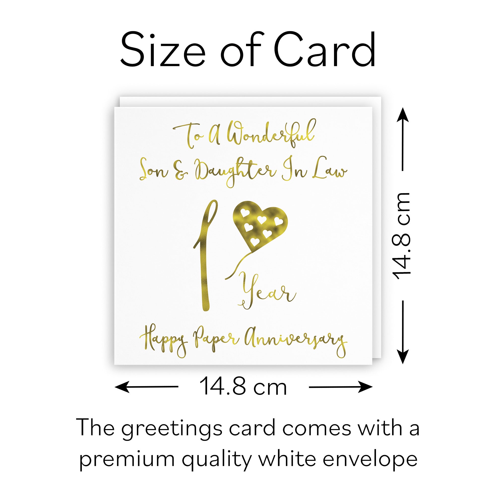 1st Son And Daughter In Law Anniversary Card Milano - Default Title (B08BXD2QLM)