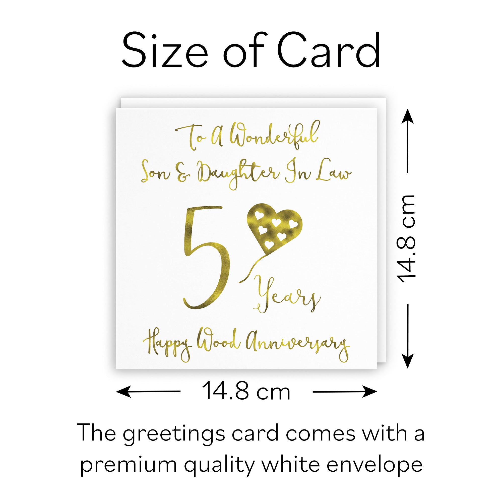 5th Son And Daughter In Law Anniversary Card Milano - Default Title (B08BXZLCZ5)