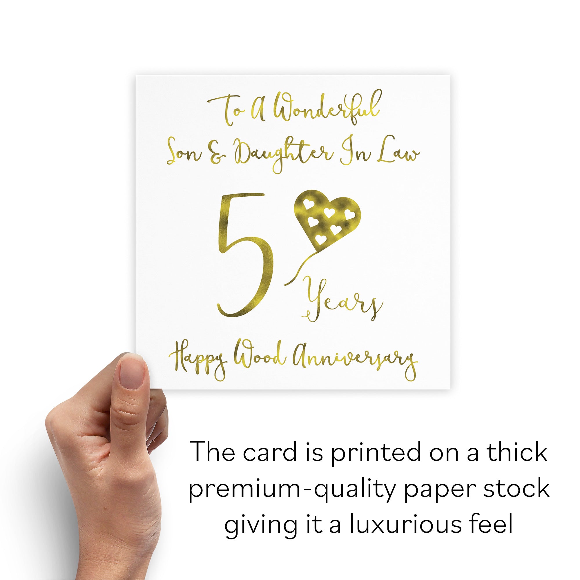 5th Son And Daughter In Law Anniversary Card Milano - Default Title (B08BXZLCZ5)