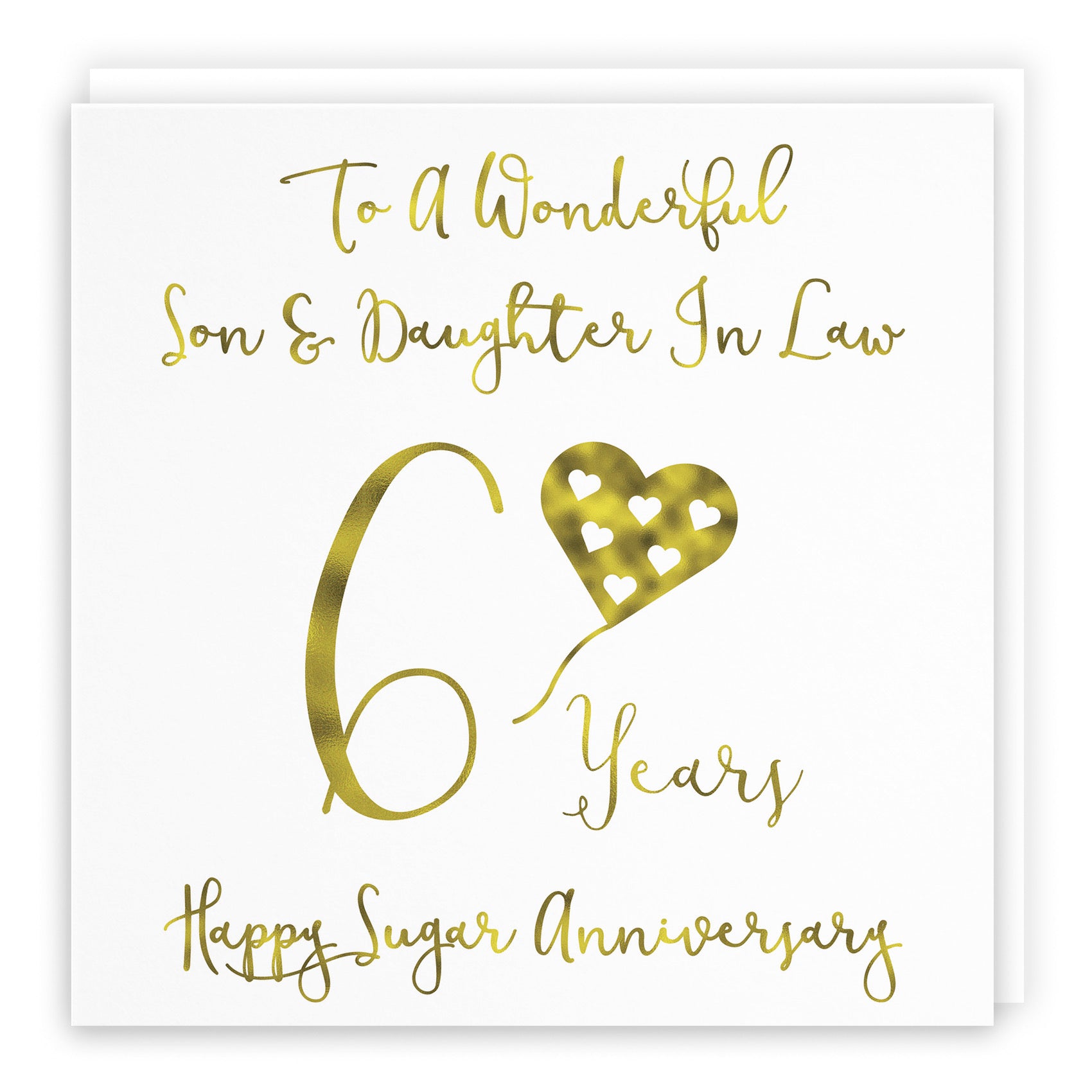 6th Son And Daughter In Law Anniversary Card Milano - Default Title (B08FCL61M1)