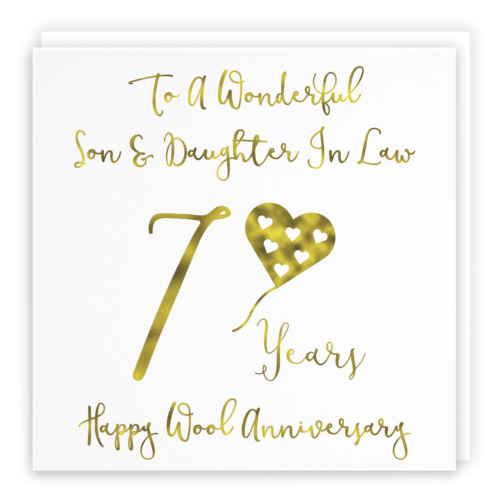 7th Son And Daughter In Law Anniversary Card Milano - Default Title (B08FCMQY2C)