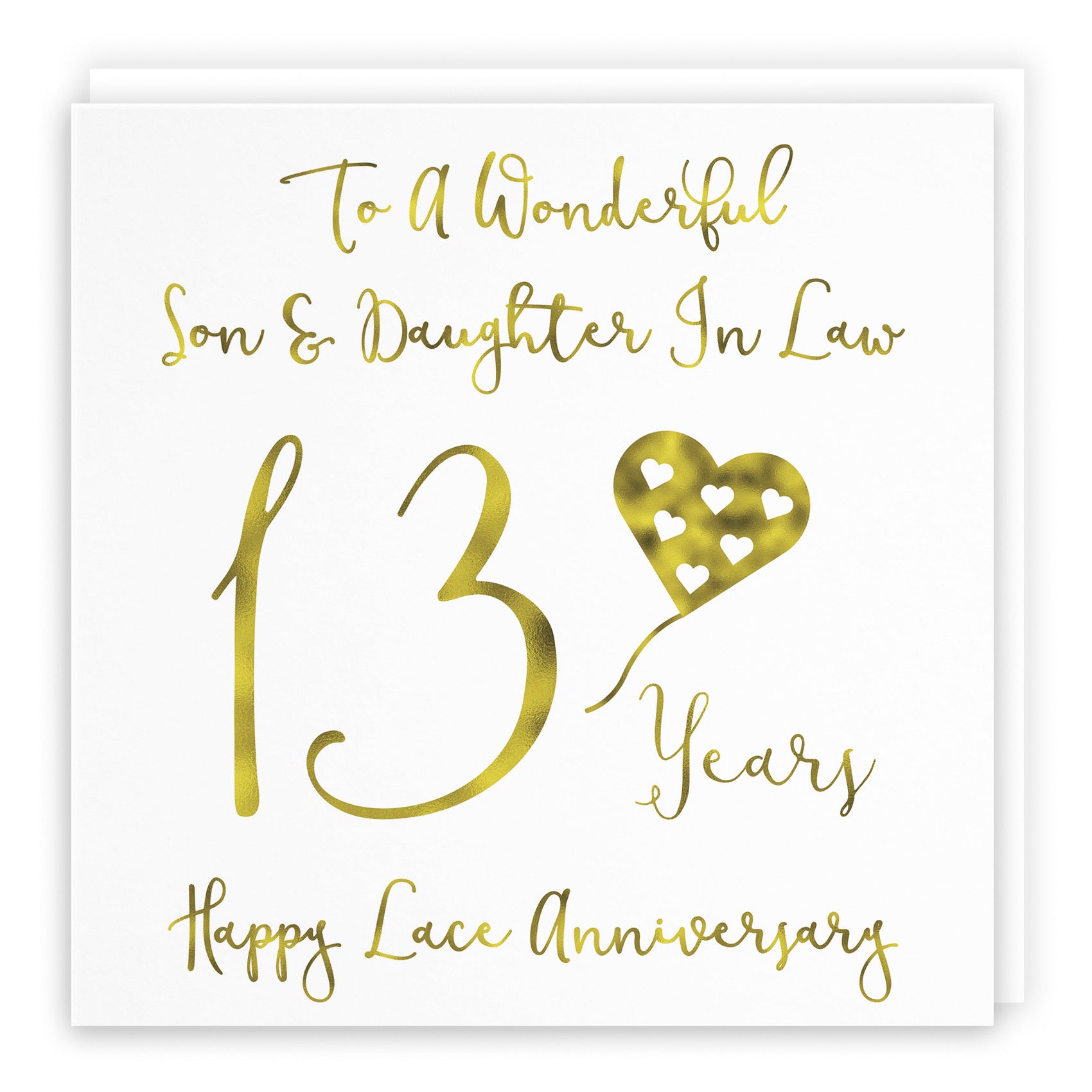 13th Son And Daughter In Law Anniversary Card Milano - Default Title (B08FCWTGW1)