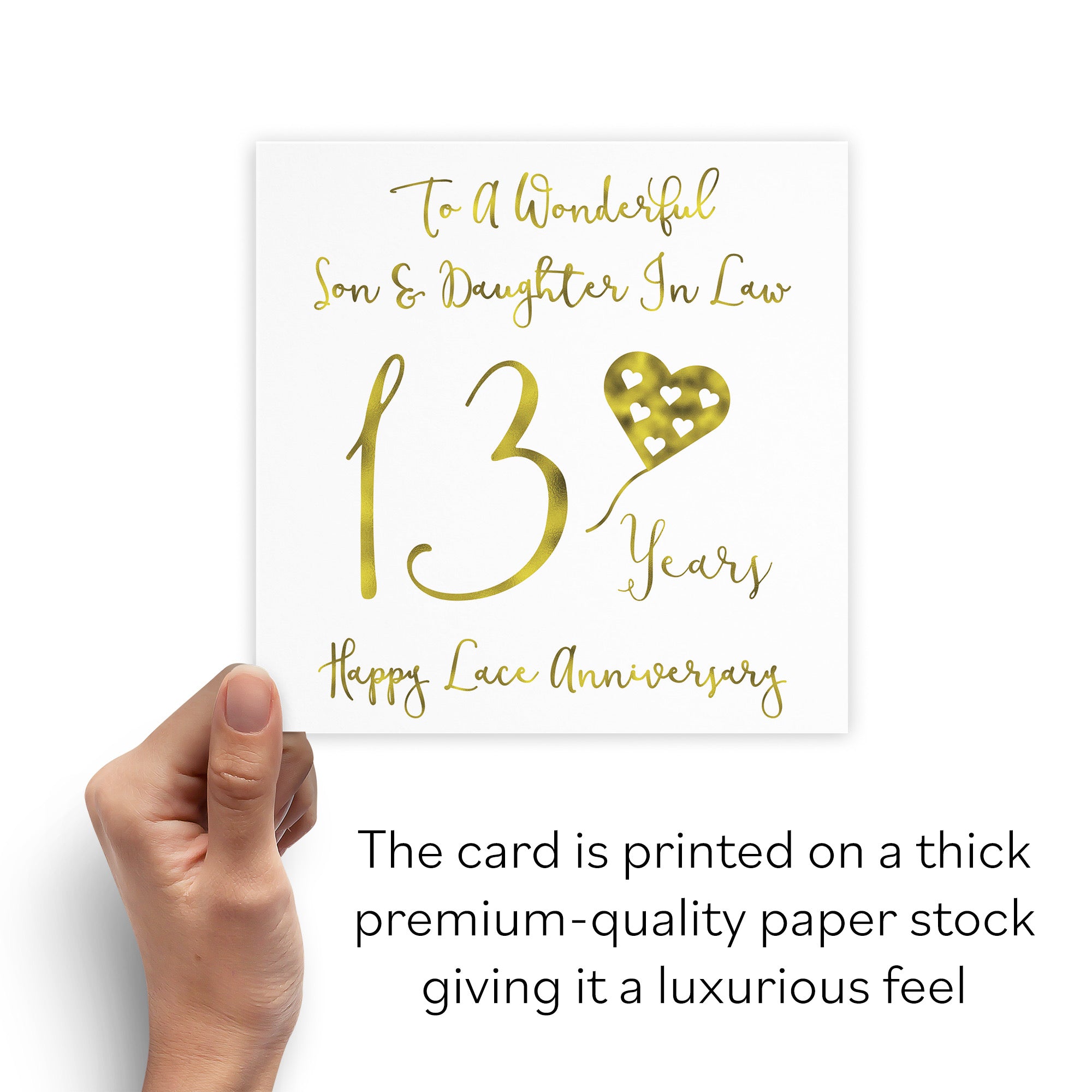 13th Son And Daughter In Law Anniversary Card Milano - Default Title (B08FCWTGW1)