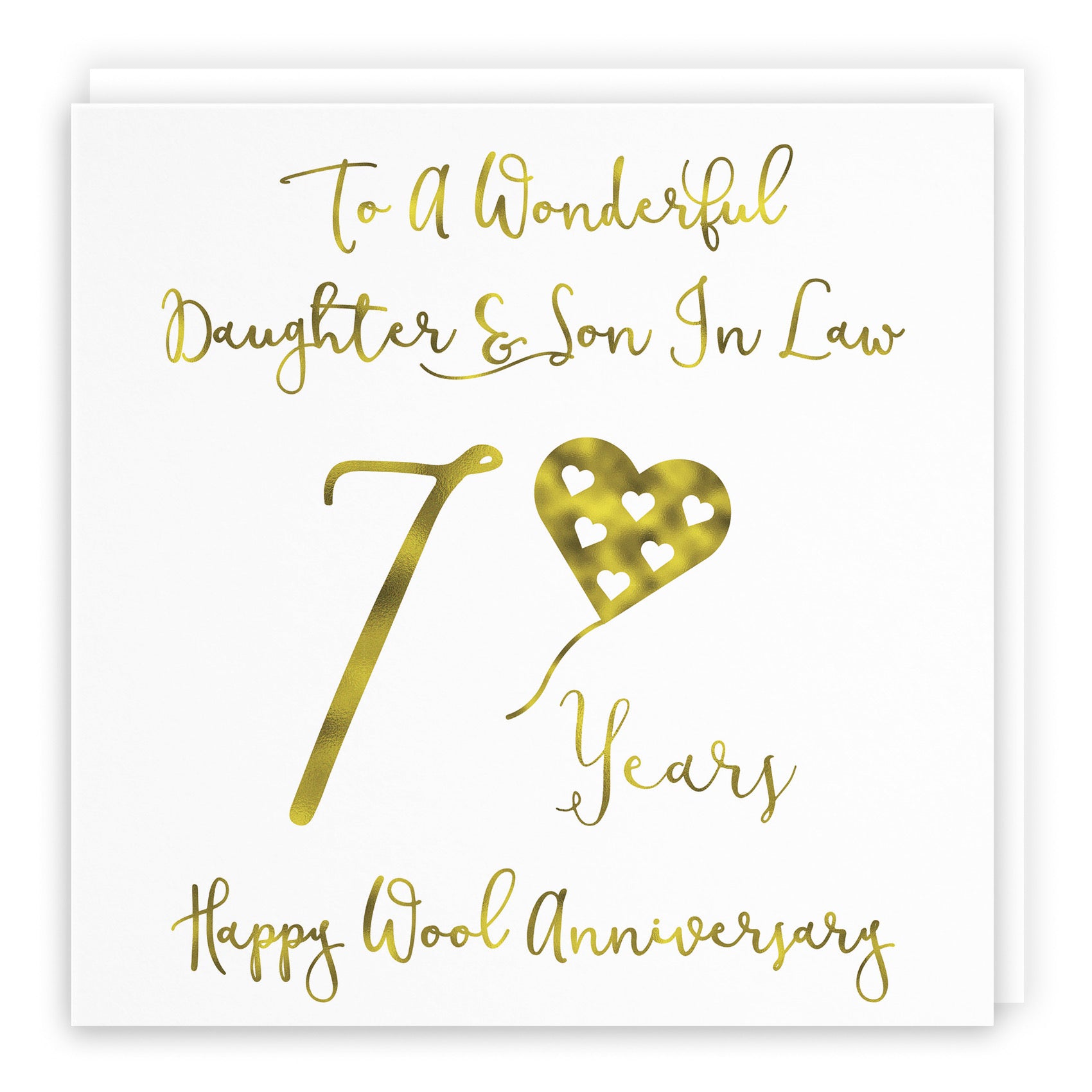 7th Daughter And Son In Law Anniversary Card Milano - Default Title (B08FDW1MWZ)