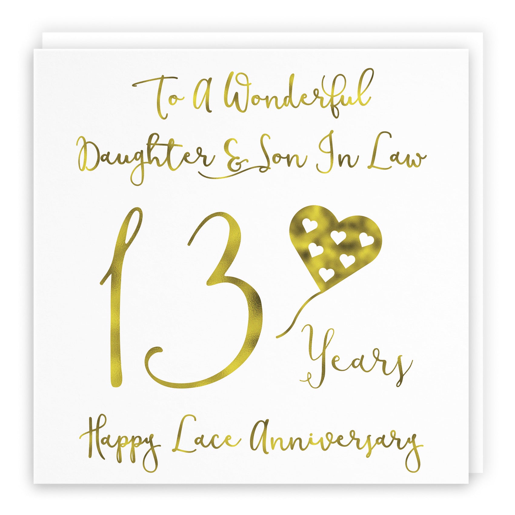 13th Daughter And Son In Law Anniversary Card Milano - Default Title (B08FDWTMY1)