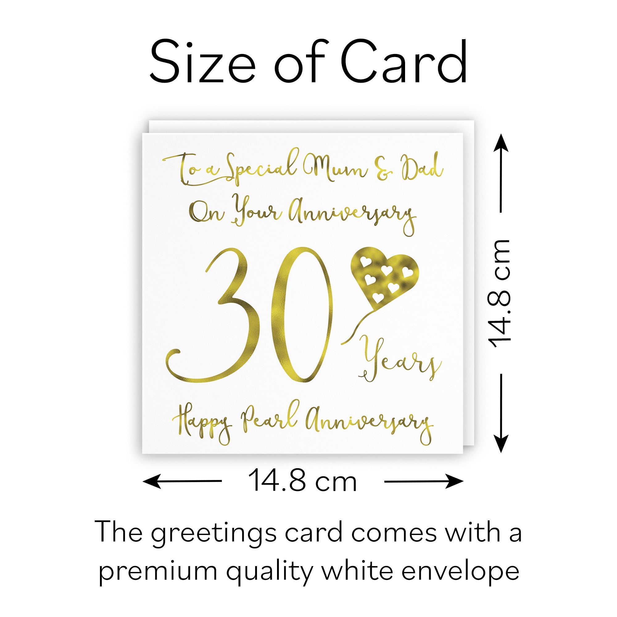 30th Mum And Dad Anniversary Card Milano - Default Title (B08FG7VVNM)