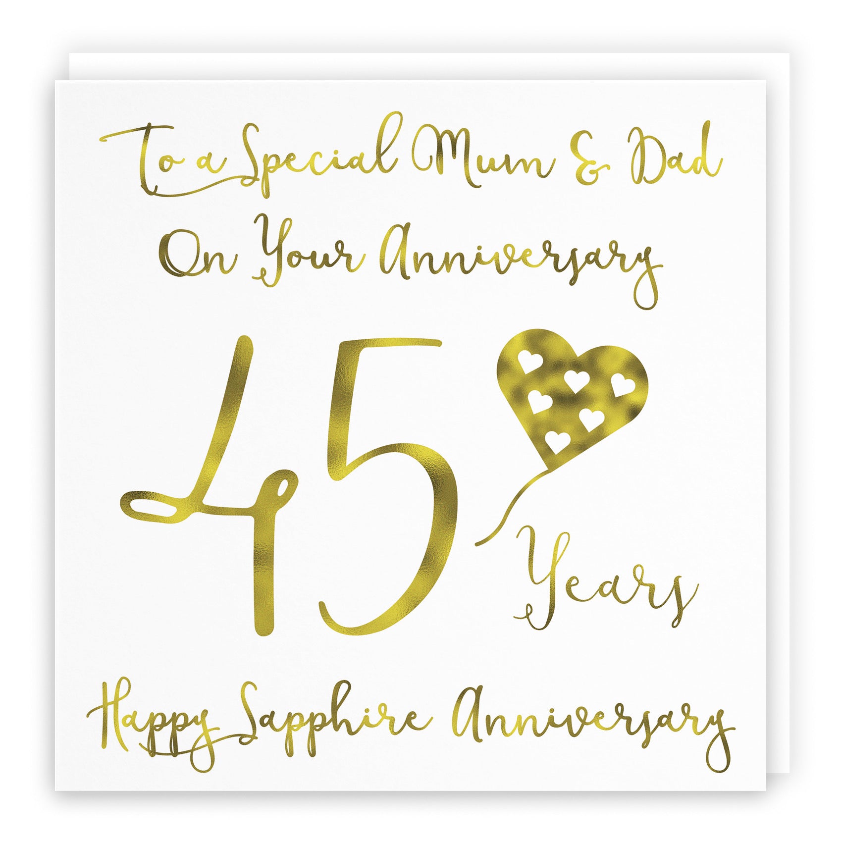 45th Mum And Dad Anniversary Card Milano - Default Title (B08FG8MBV2)