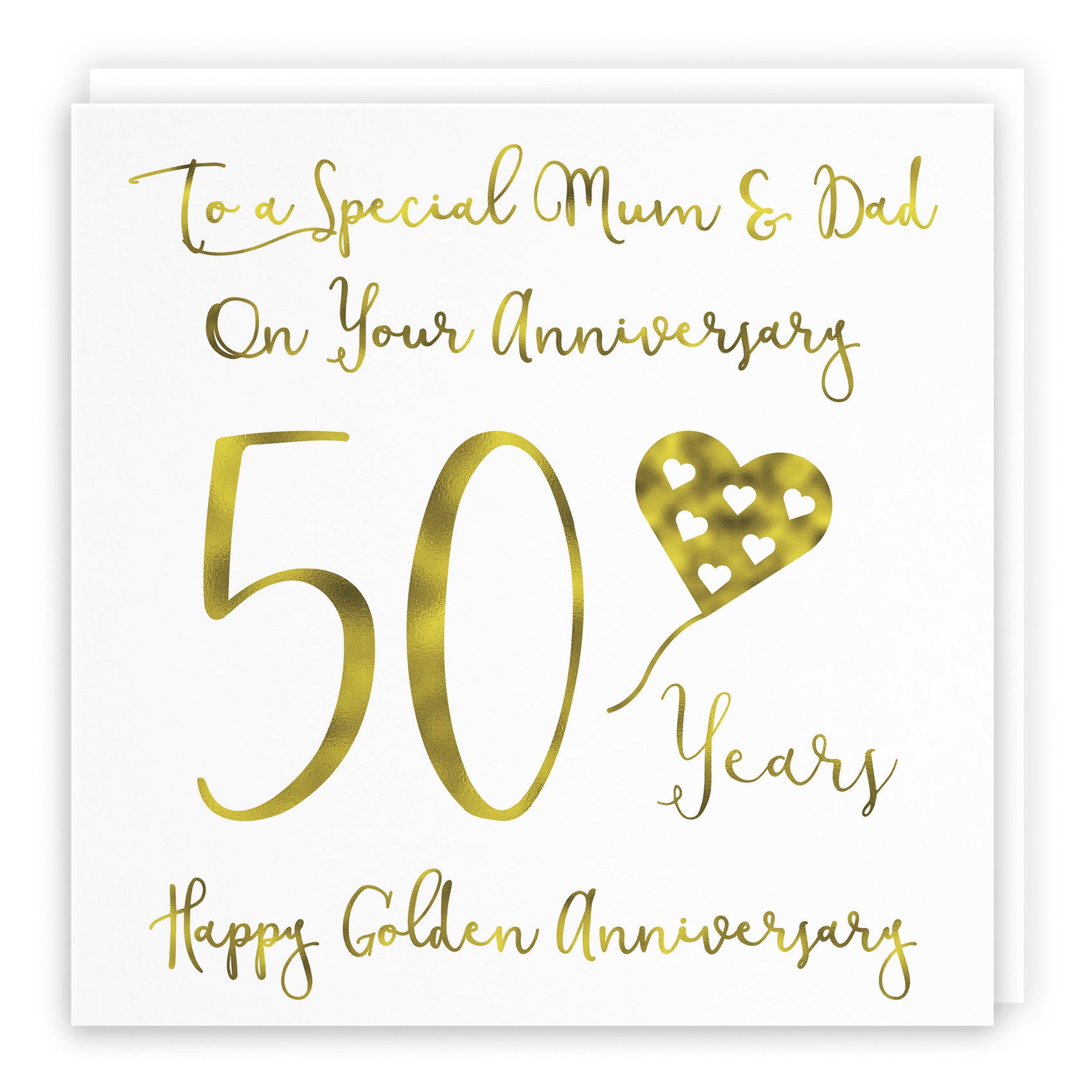 50th Mum And Dad Anniversary Card Milano - Default Title (B08FG8ZCHQ)