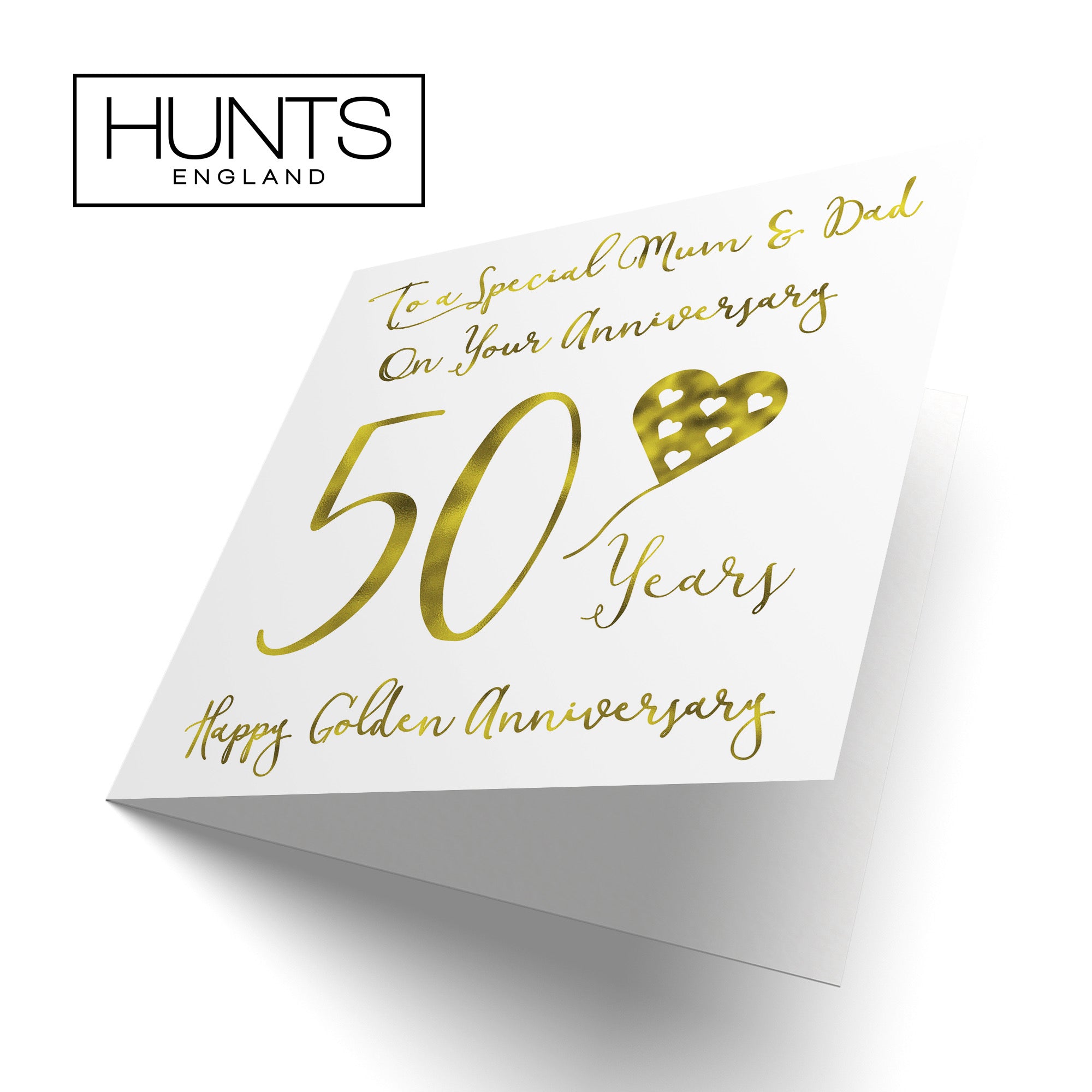 50th Mum And Dad Anniversary Card Milano - Default Title (B08FG8ZCHQ)