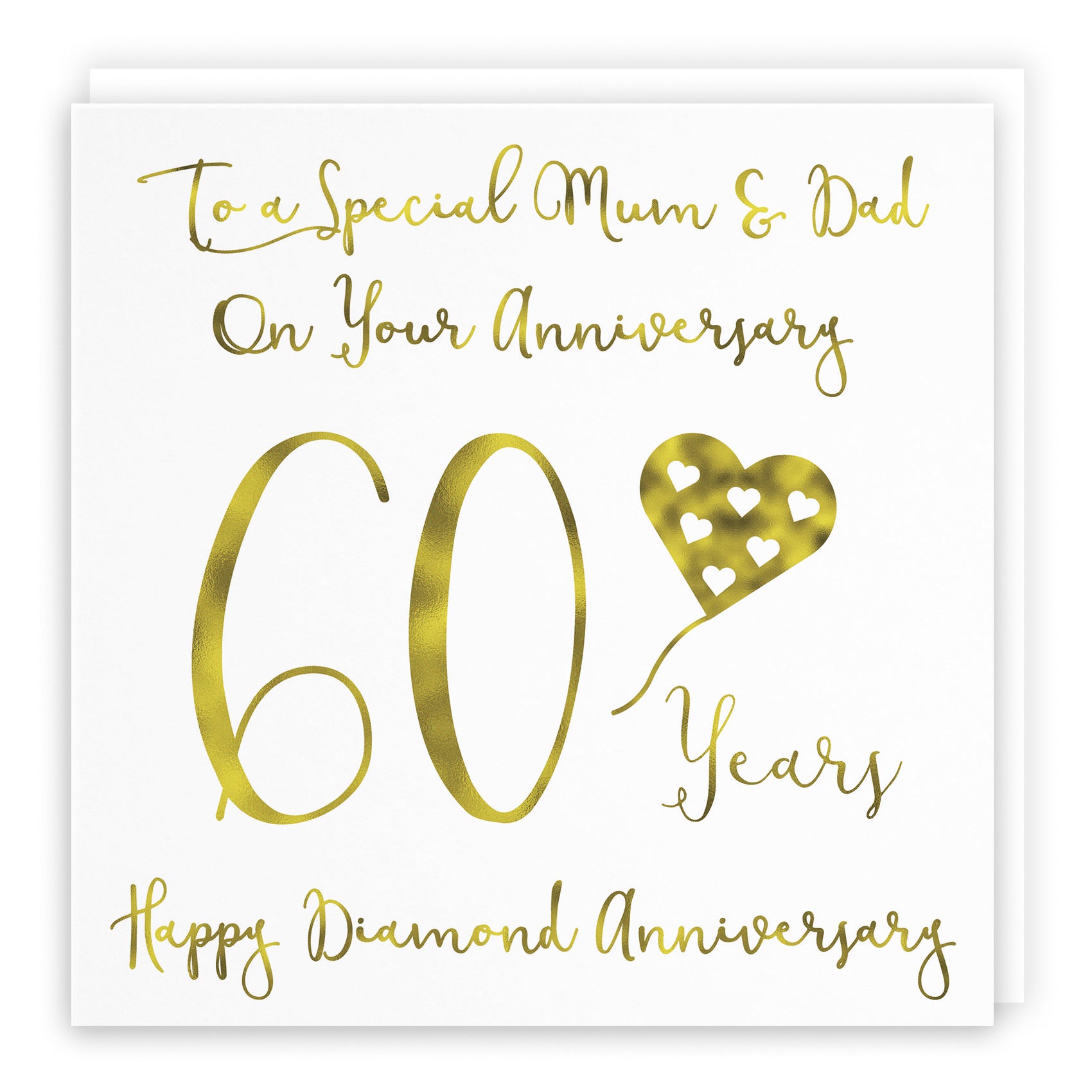 60th Mum And Dad Anniversary Card Milano - Default Title (B08FG99B5V)