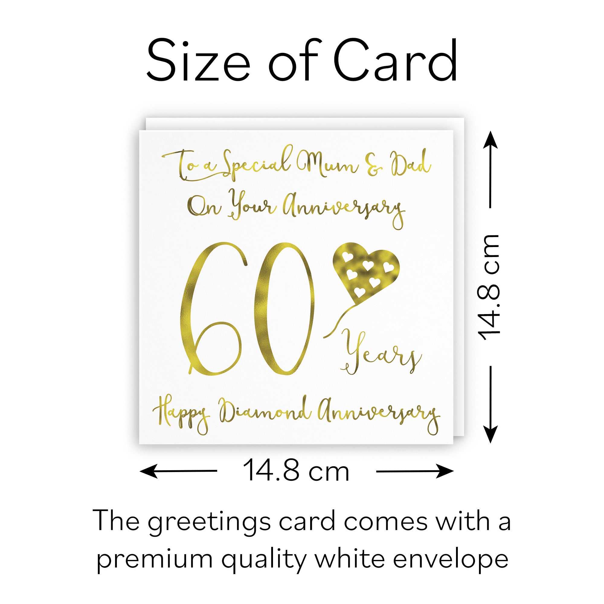 60th Mum And Dad Anniversary Card Milano - Default Title (B08FG99B5V)