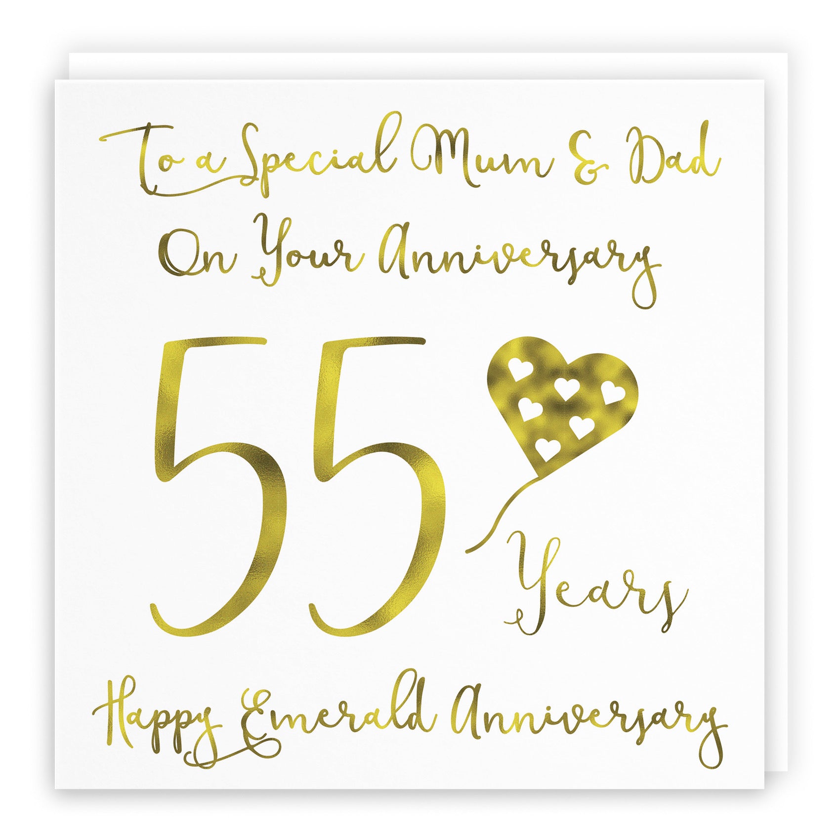 55th Mum And Dad Anniversary Card Milano - Default Title (B08FG9JZ4W)