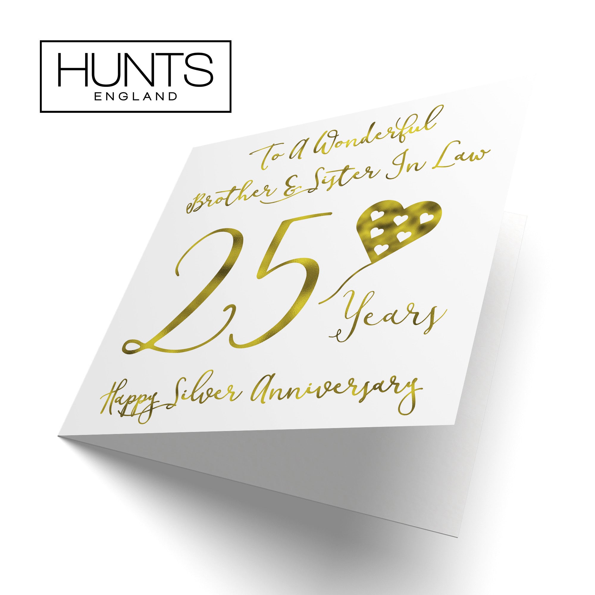 25th Brother And Sister In Law Anniversary Card Milano - Default Title (B08FGBK6KQ)