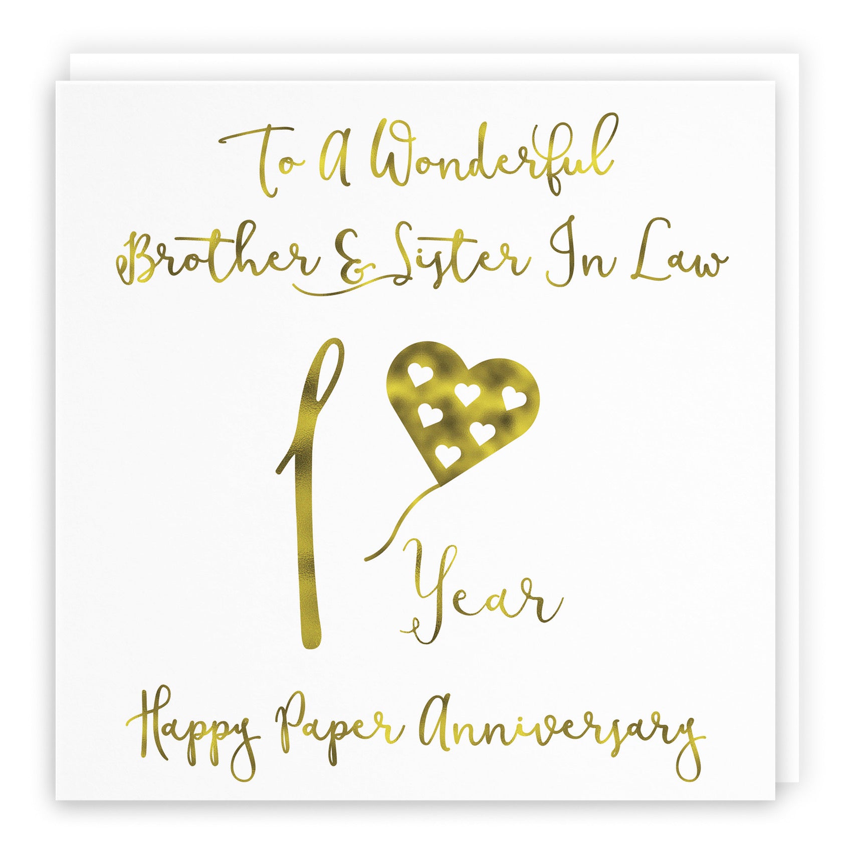 1st Brother And Sister In Law Anniversary Card Milano - Default Title (B08FGBP2WC)