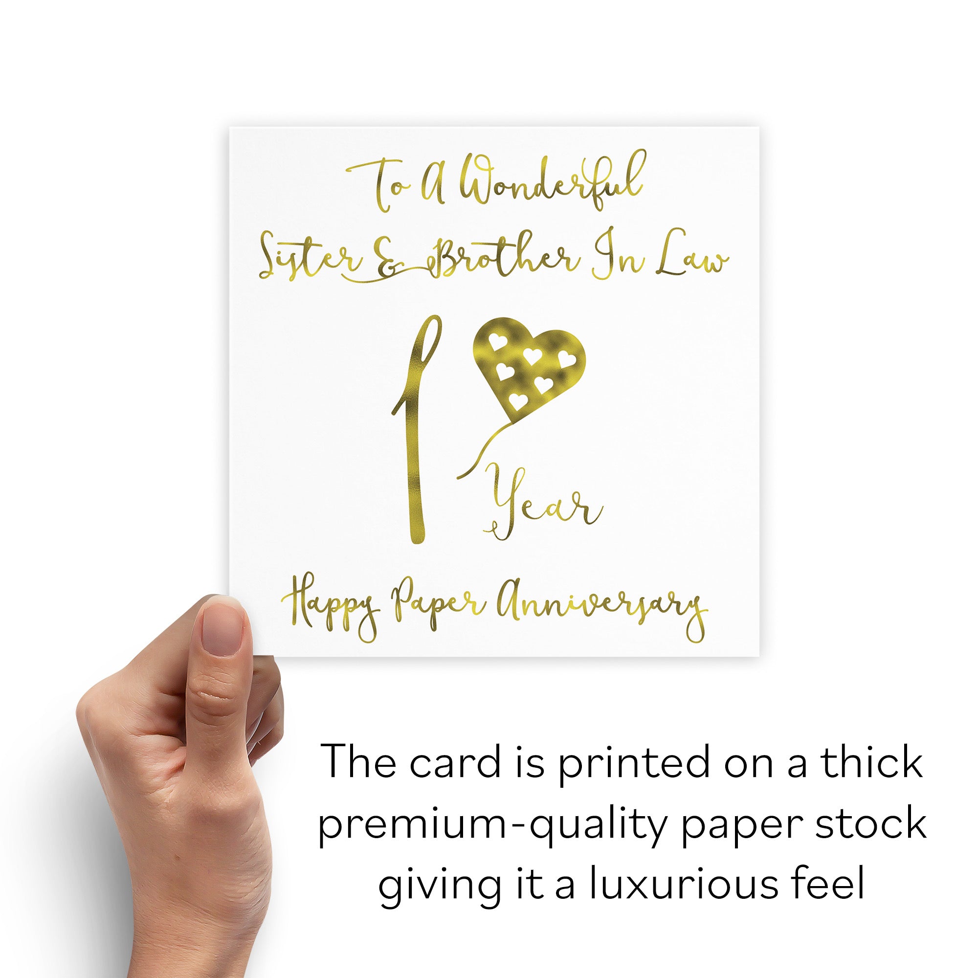 1st Sister And Brother In Law Anniversary Card Milano - Default Title (B08FGK7GXZ)