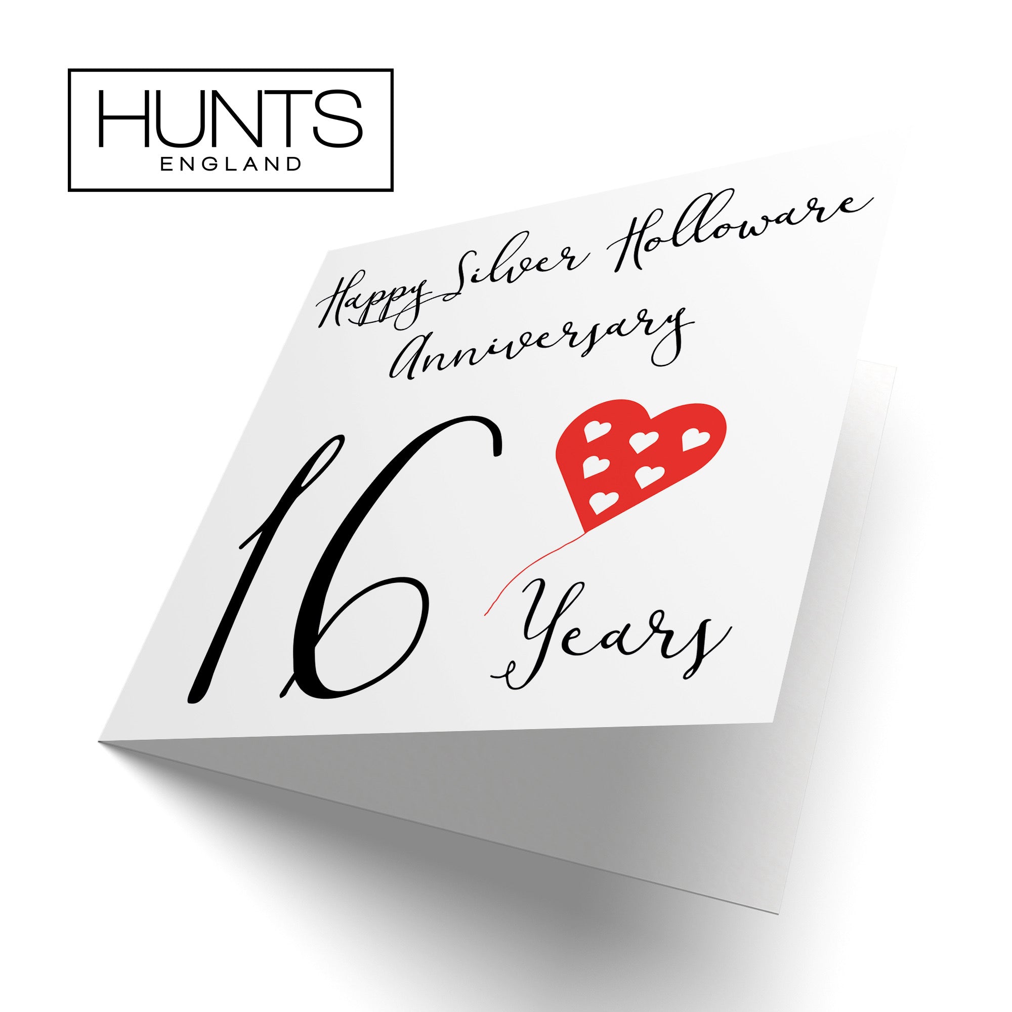 16th Anniversary Card Red Heart - Default Title (B08FHC6KM9)