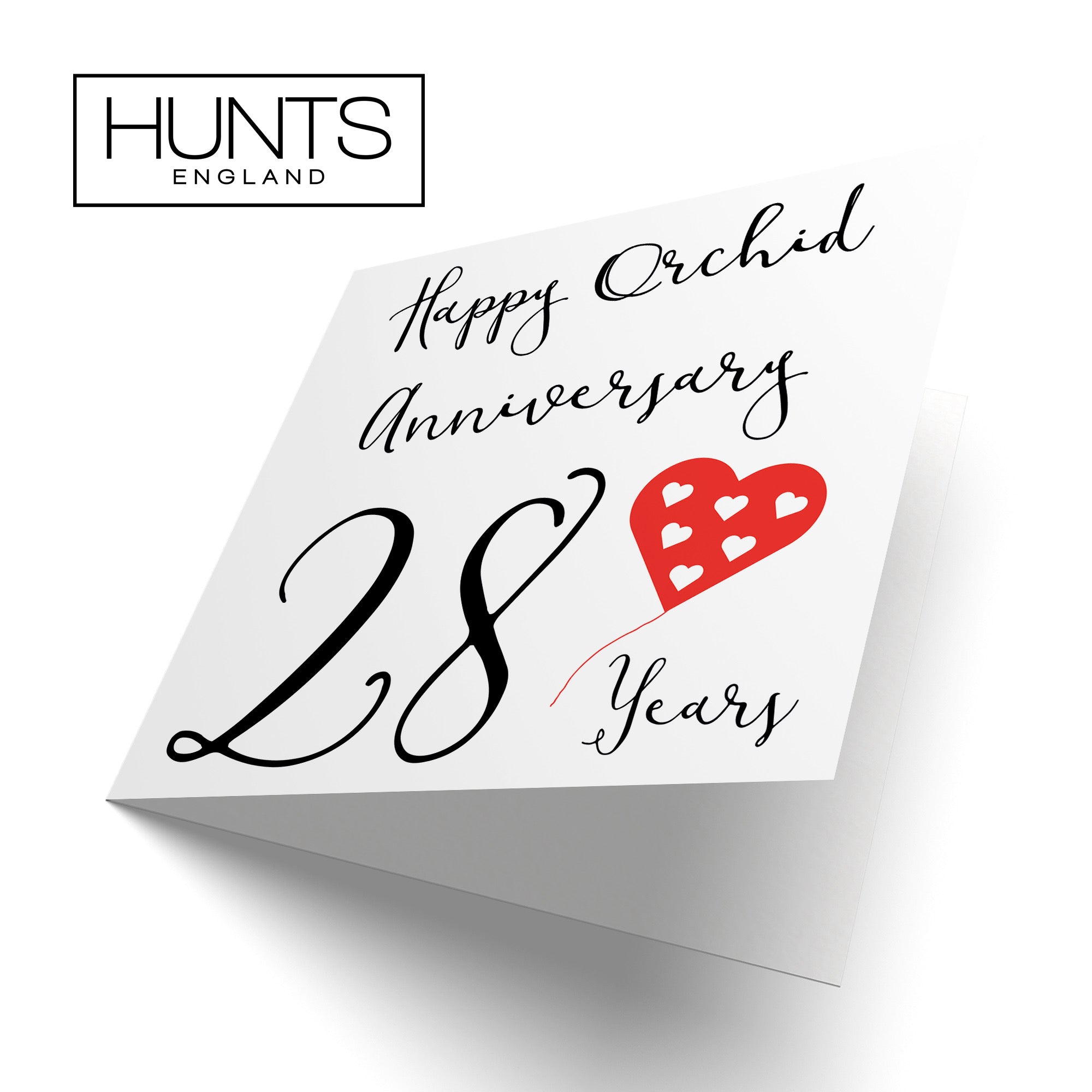 28th Anniversary Card Red Heart - Default Title (B08FHCJ7ZB)