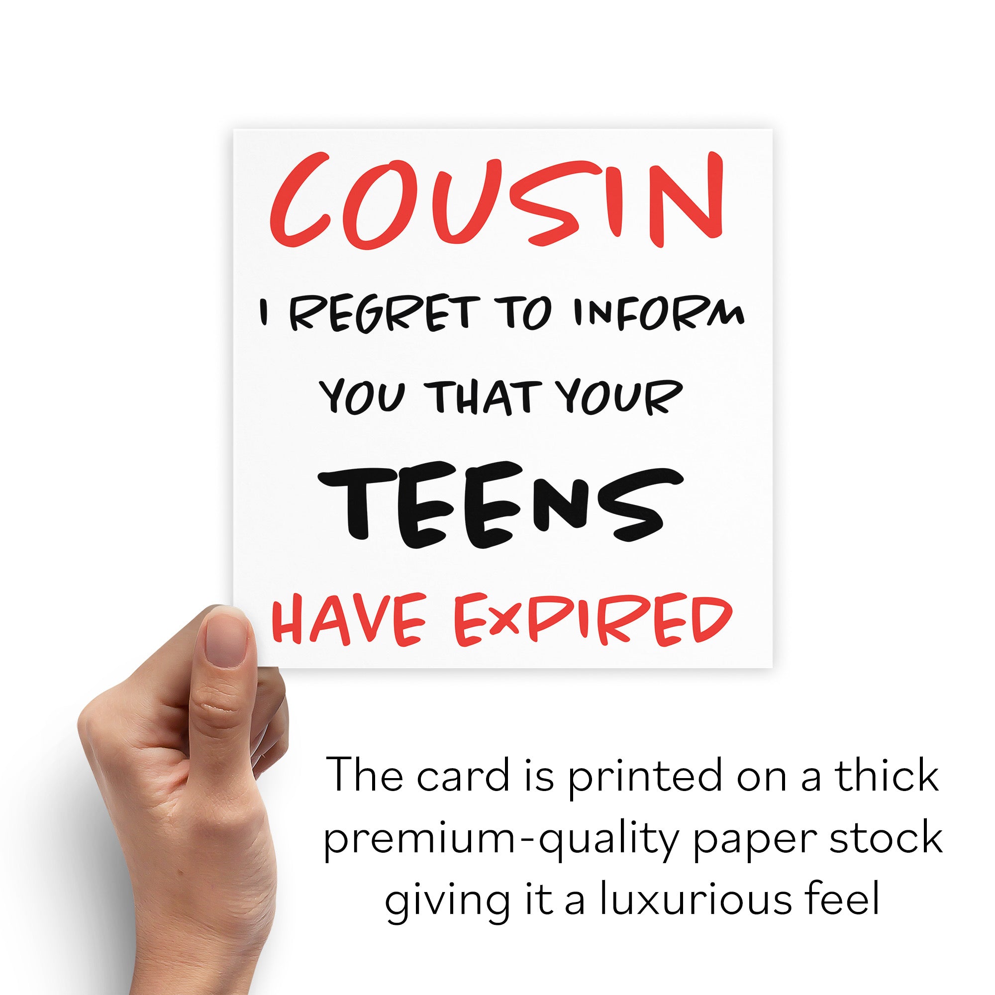 20th Cousin Humorous Birthday Card Retro - Default Title (B08H1BZCD9)