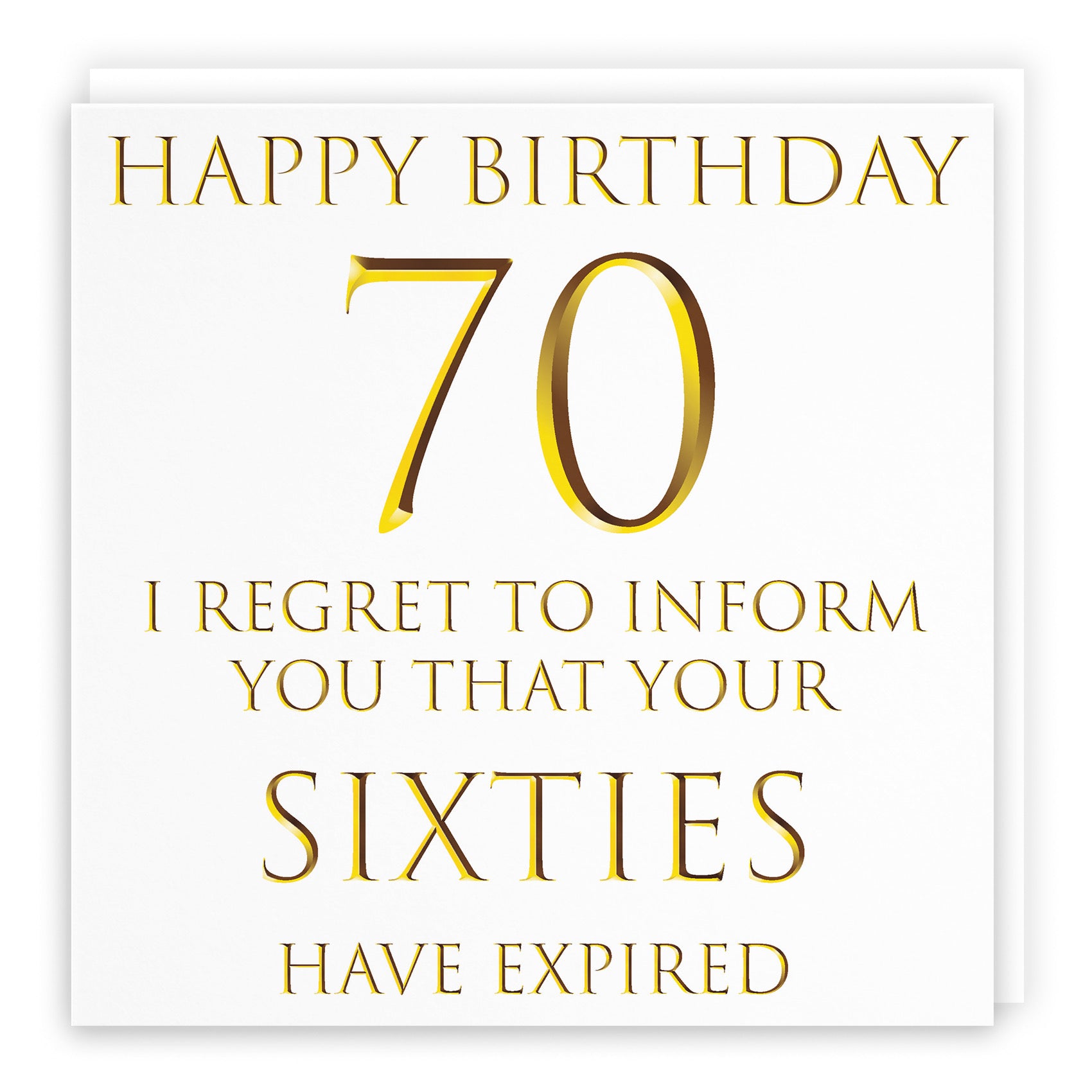 70th Birthday Card Milano - Default Title (B08H1D6LCQ)