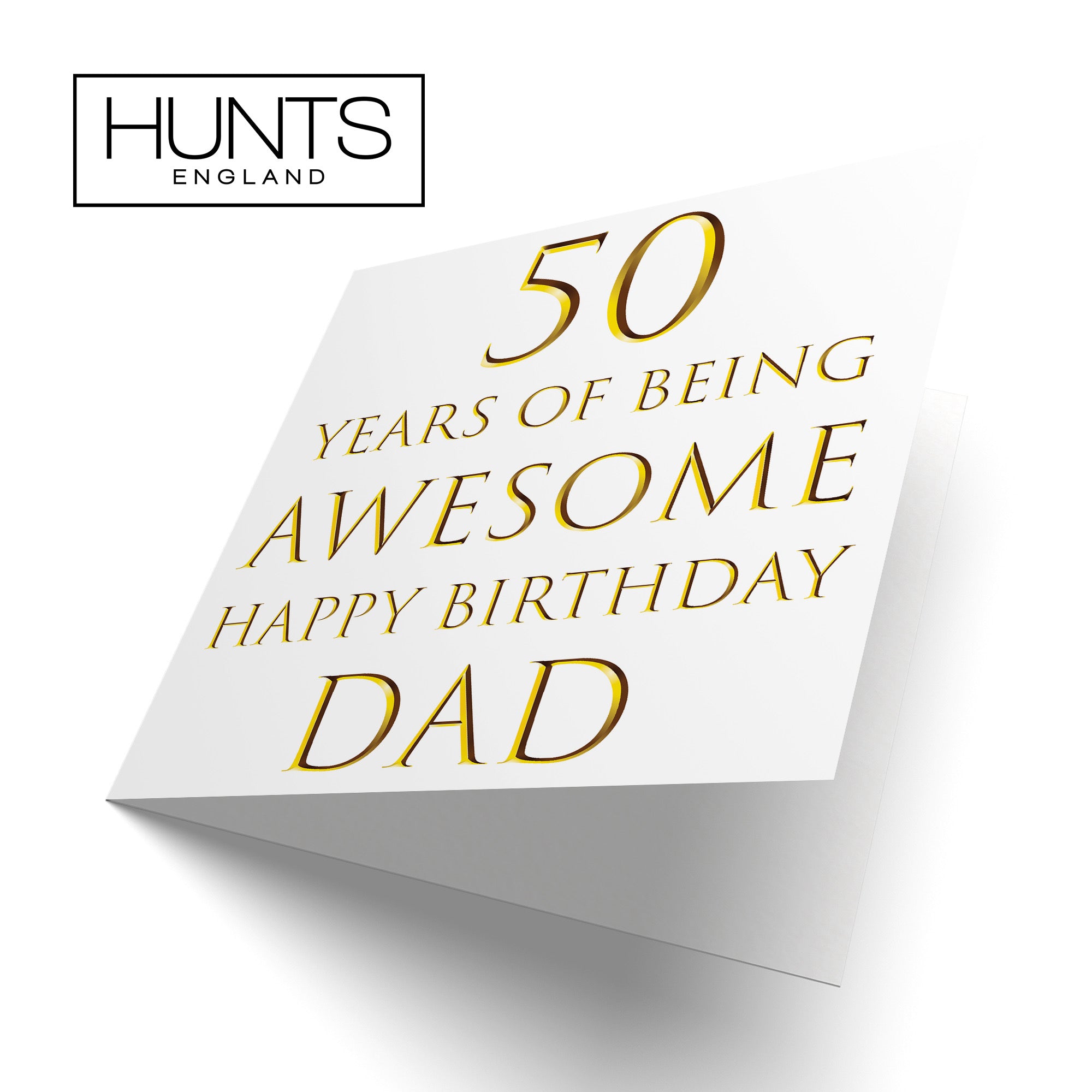 Dad 50th Birthday Card Awesome Dad Milano - Default Title (B08H1FNPCQ)