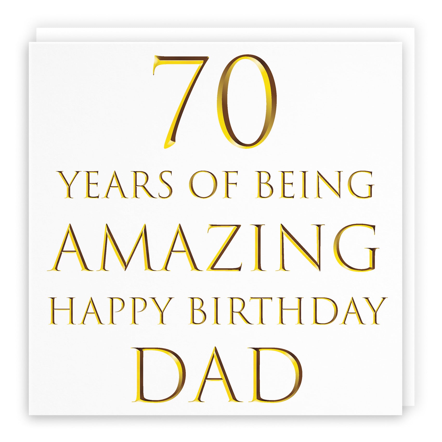 Dad 70th Birthday Card Amazing Dad Milano - Default Title (B08H1H22V8)