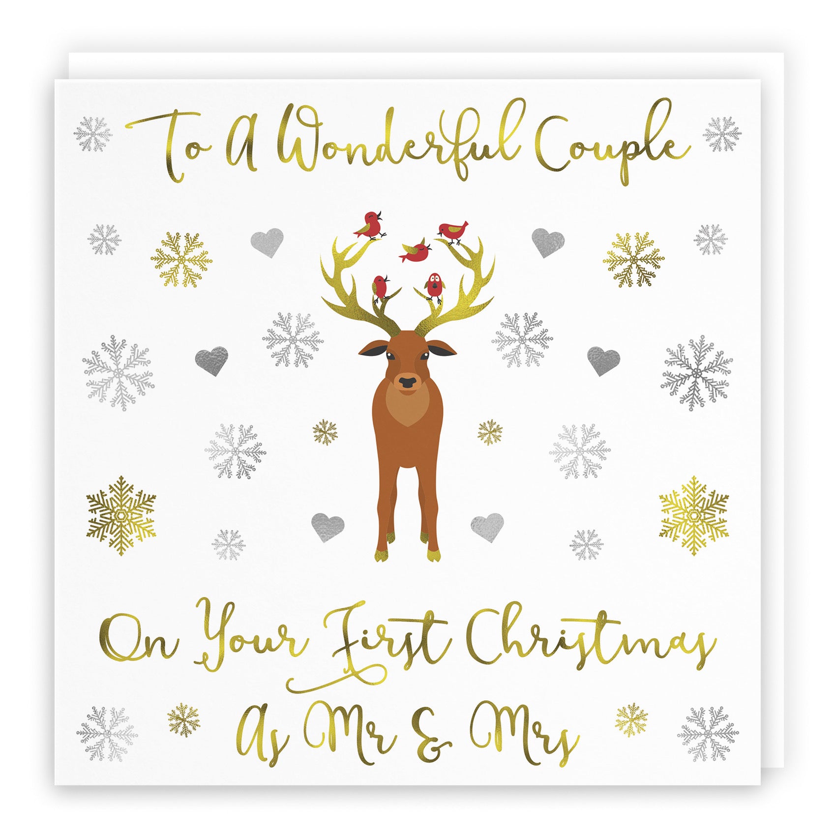 First Married Christmas As Mr And Mrs For Couple Card Milano - Default Title (B08JJ8HKTS)