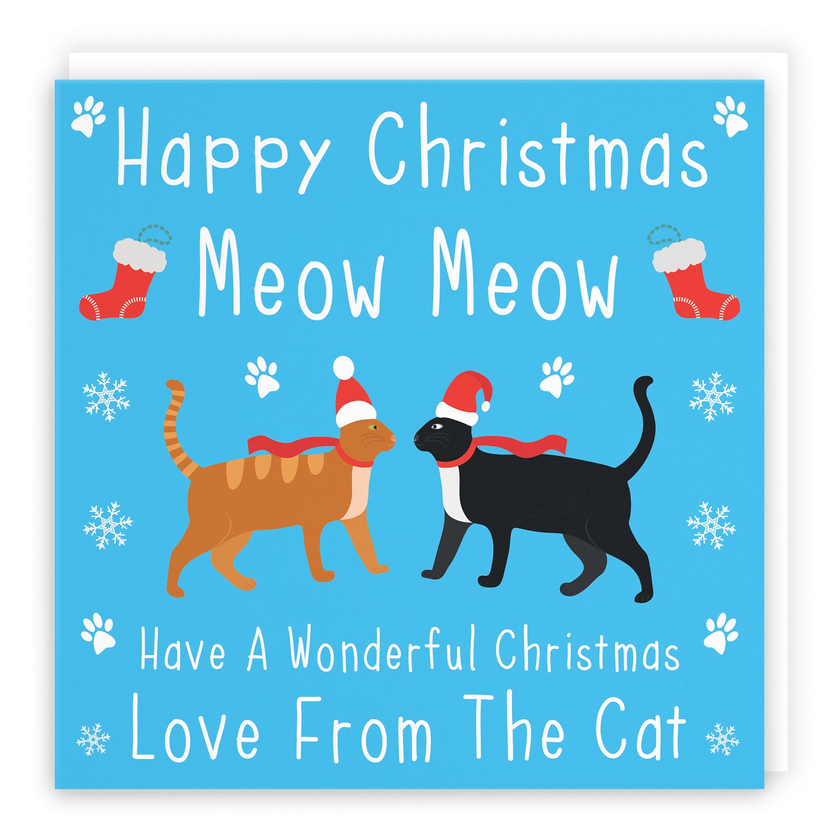 From The Cat Iconic Pet Christmas Card - Default Title (B08JKLRBY4)