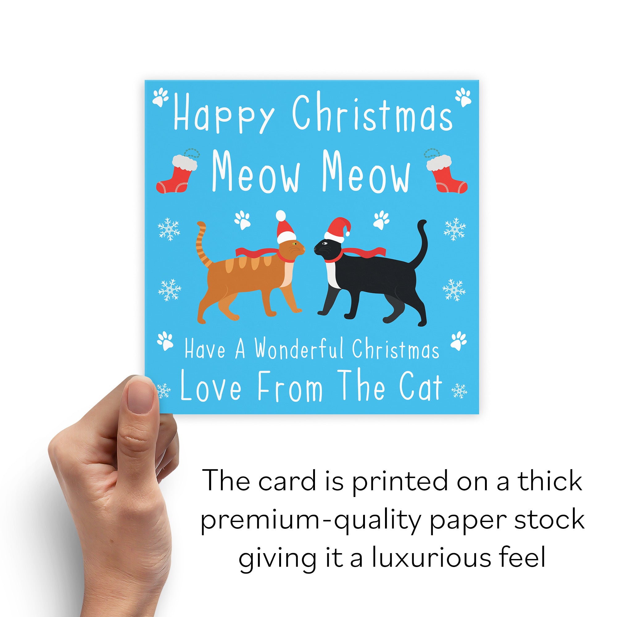 From The Cat Iconic Pet Christmas Card - Default Title (B08JKLRBY4)