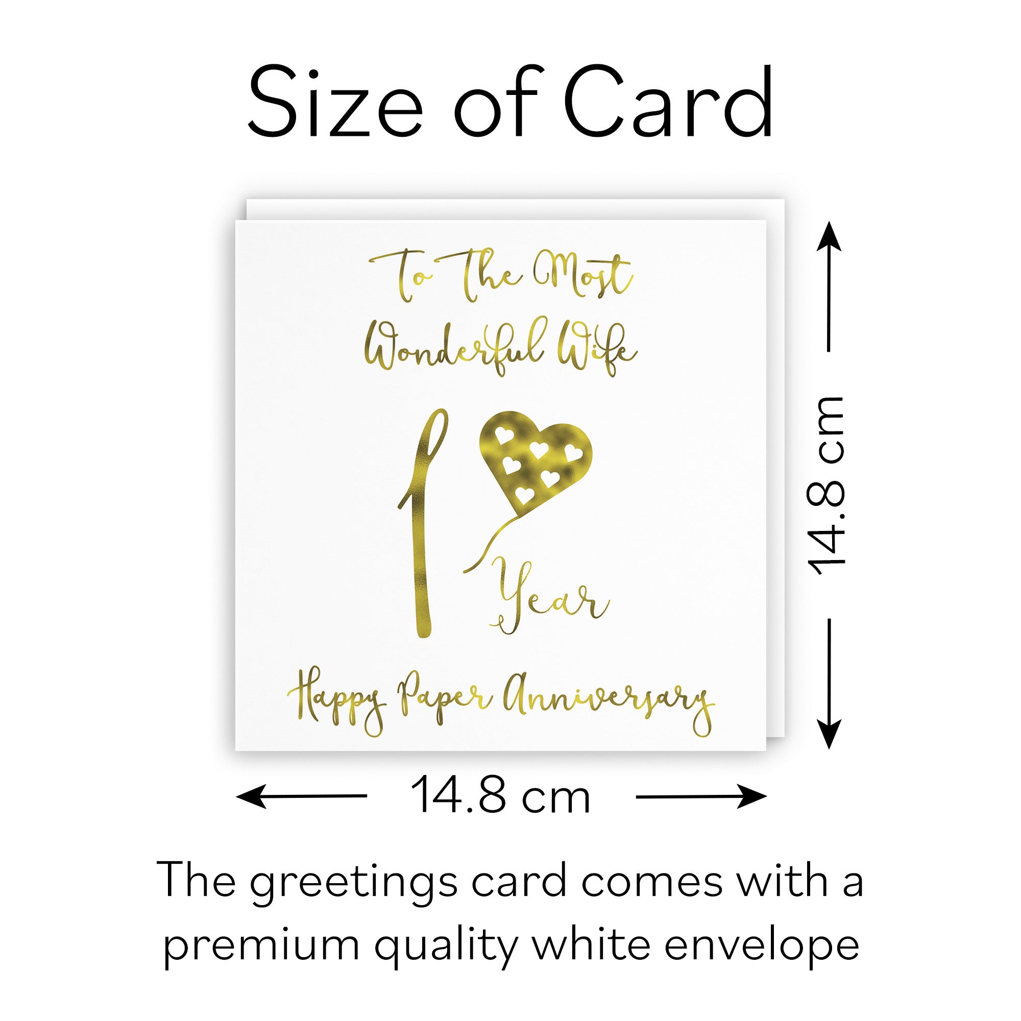 1st Wife Anniversary Card Milano - Default Title (B08JNSNHK4)