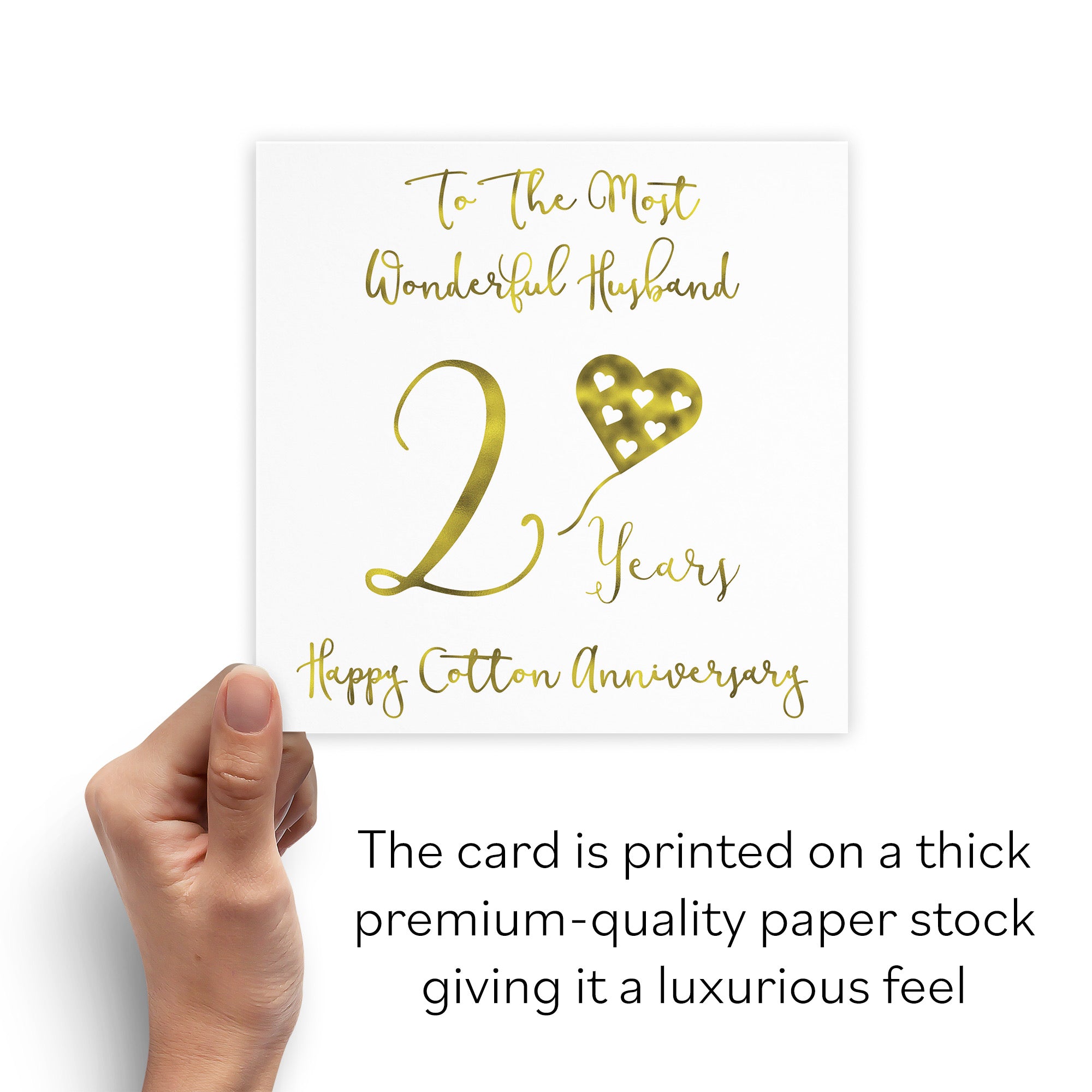 2nd Husband Anniversary Card Milano - Default Title (B08JP2N14G)