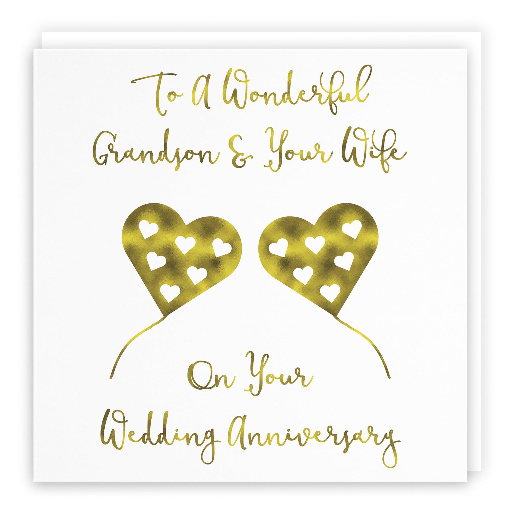 Grandson And Wife Anniversary Card Milano - Default Title (B08JPMMTJ7)