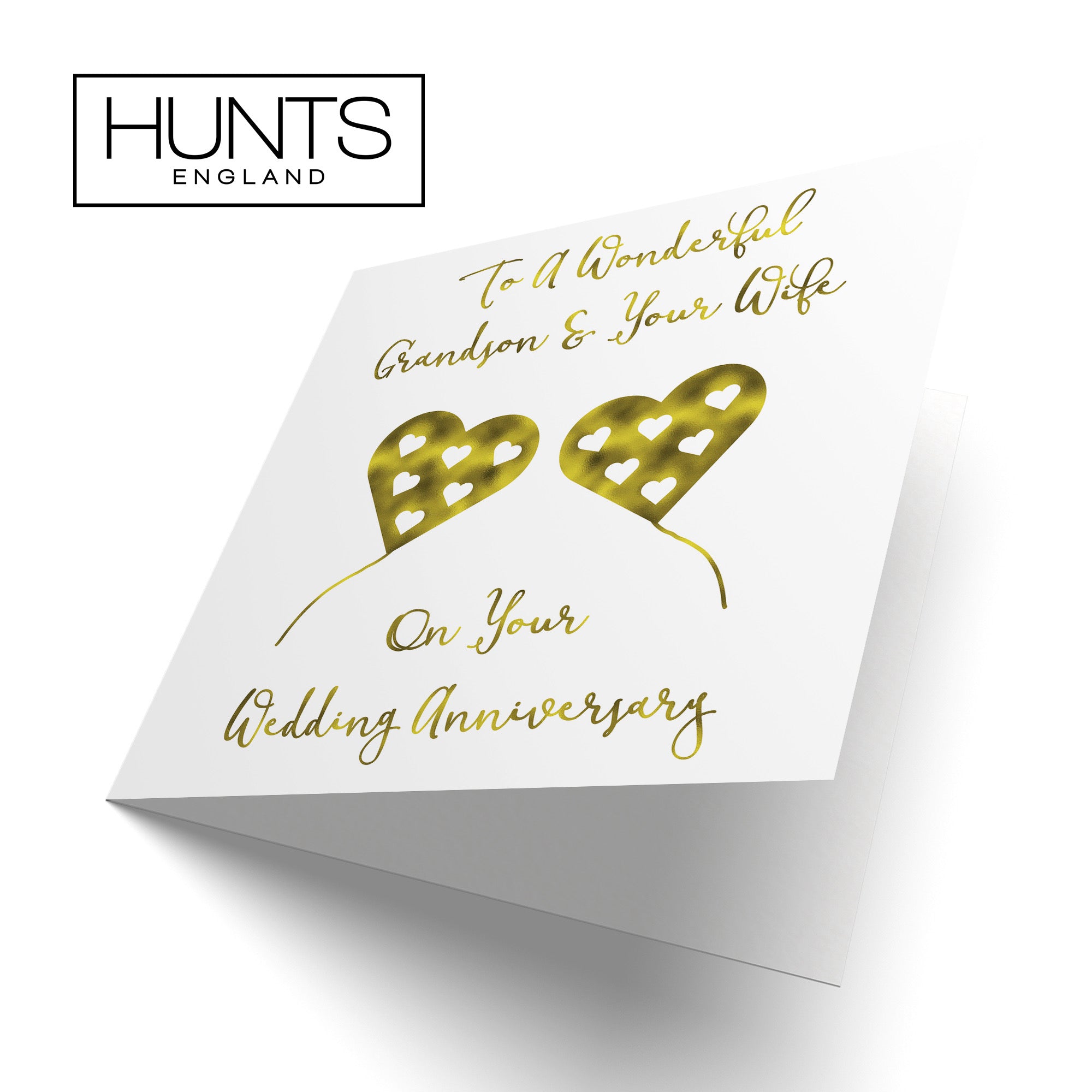 Grandson And Wife Anniversary Card Milano - Default Title (B08JPMMTJ7)