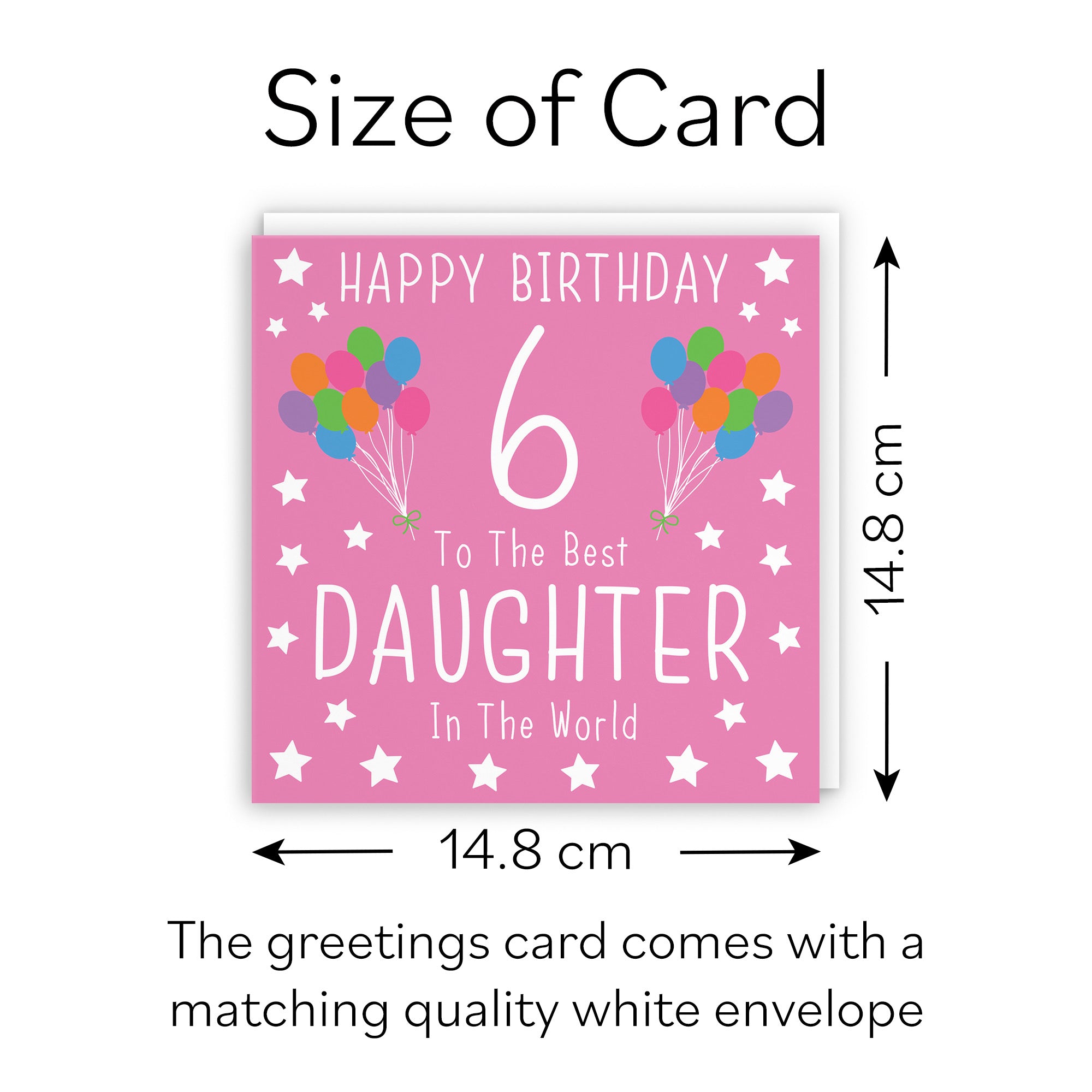 6th Daughter Birthday Card Iconic - Default Title (B08JRW3WMR)