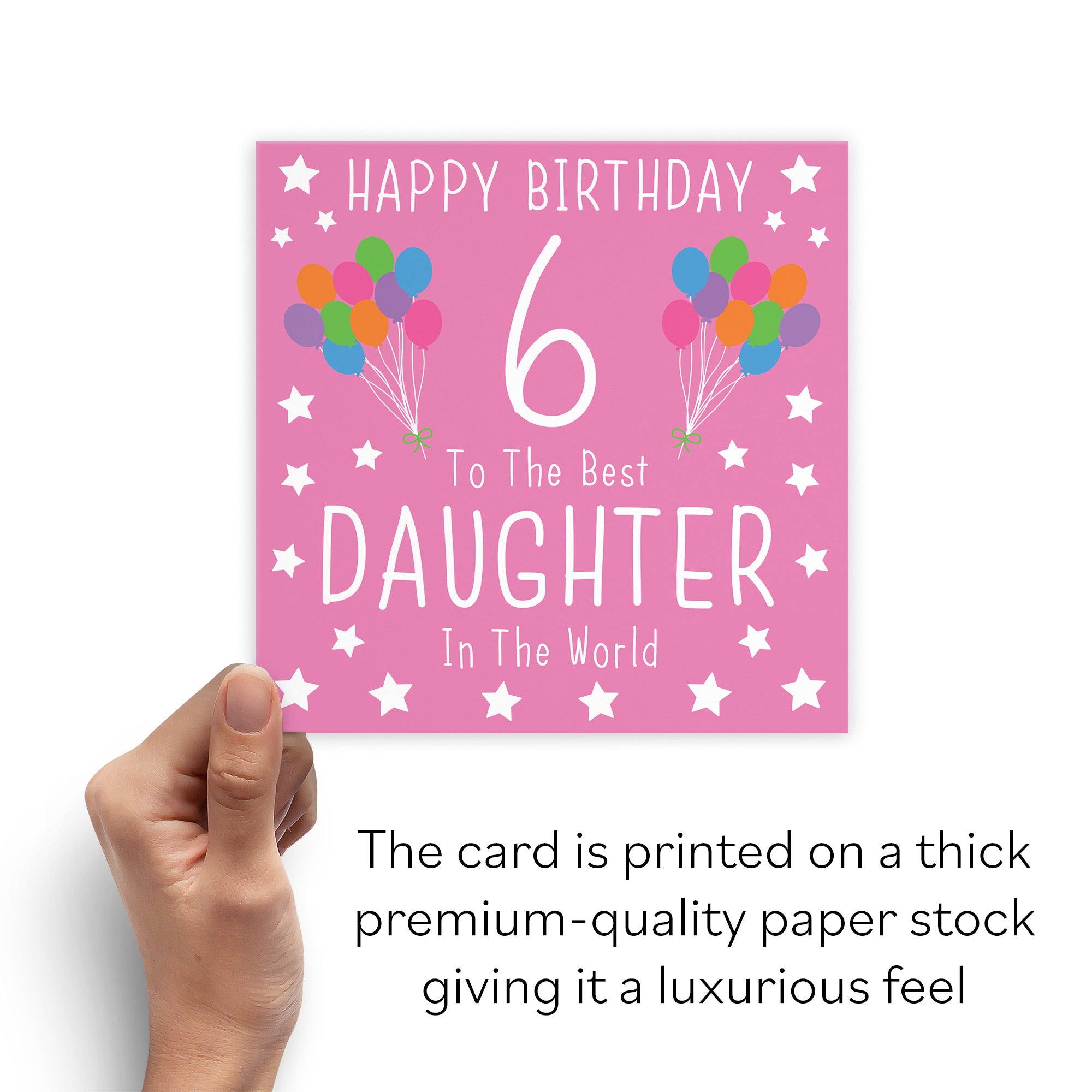 6th Daughter Birthday Card Iconic - Default Title (B08JRW3WMR)