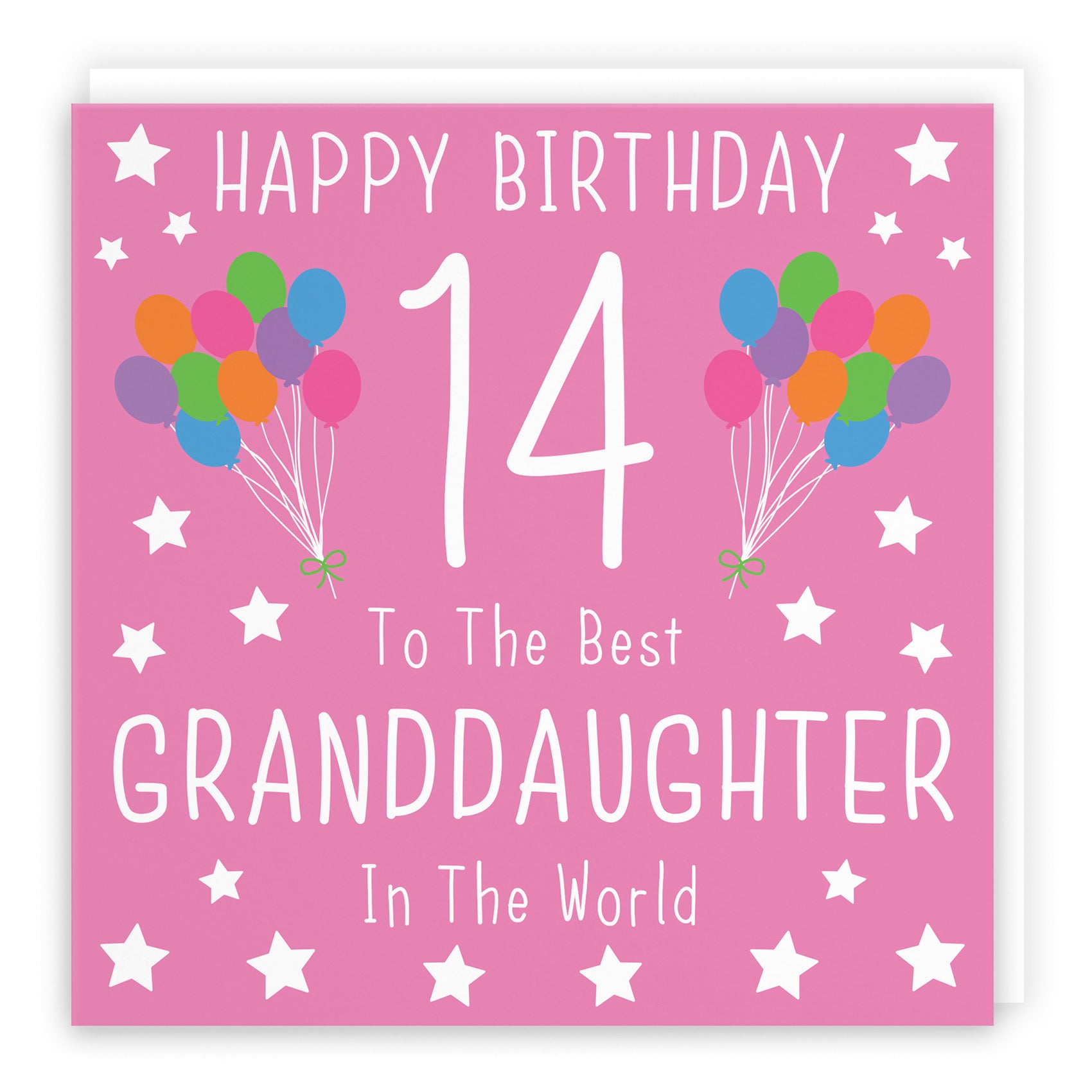 14th Granddaughter Birthday Card Iconic - Default Title (B08JRX3MJQ)