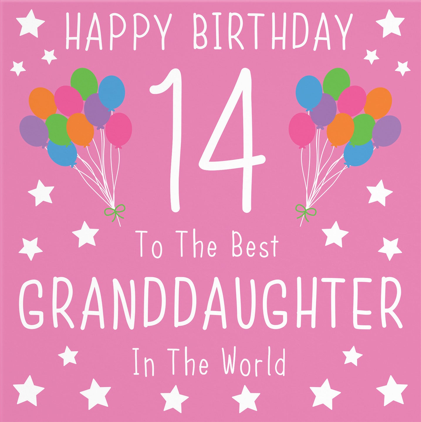 14th Granddaughter Birthday Card Iconic - Default Title (B08JRX3MJQ)