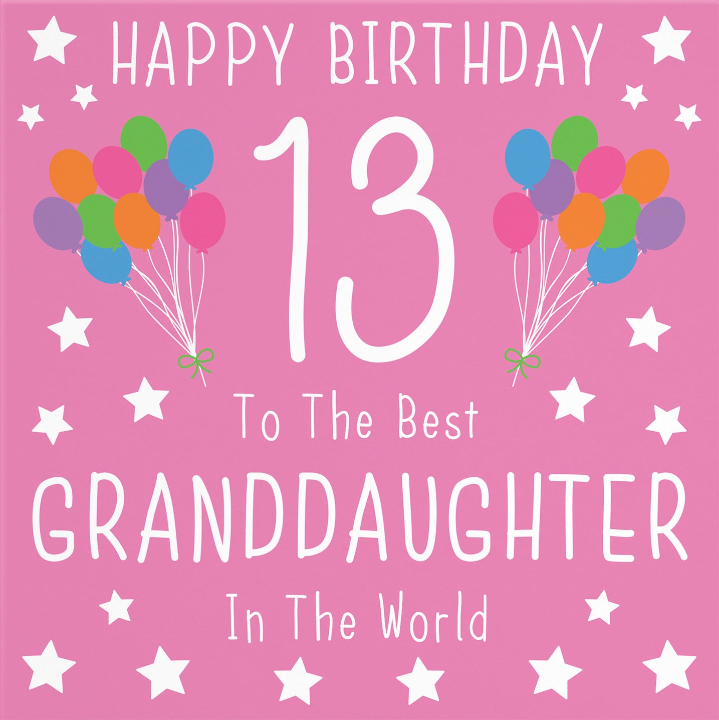 13th Granddaughter Birthday Card Iconic - Default Title (B08JRZMRPF)