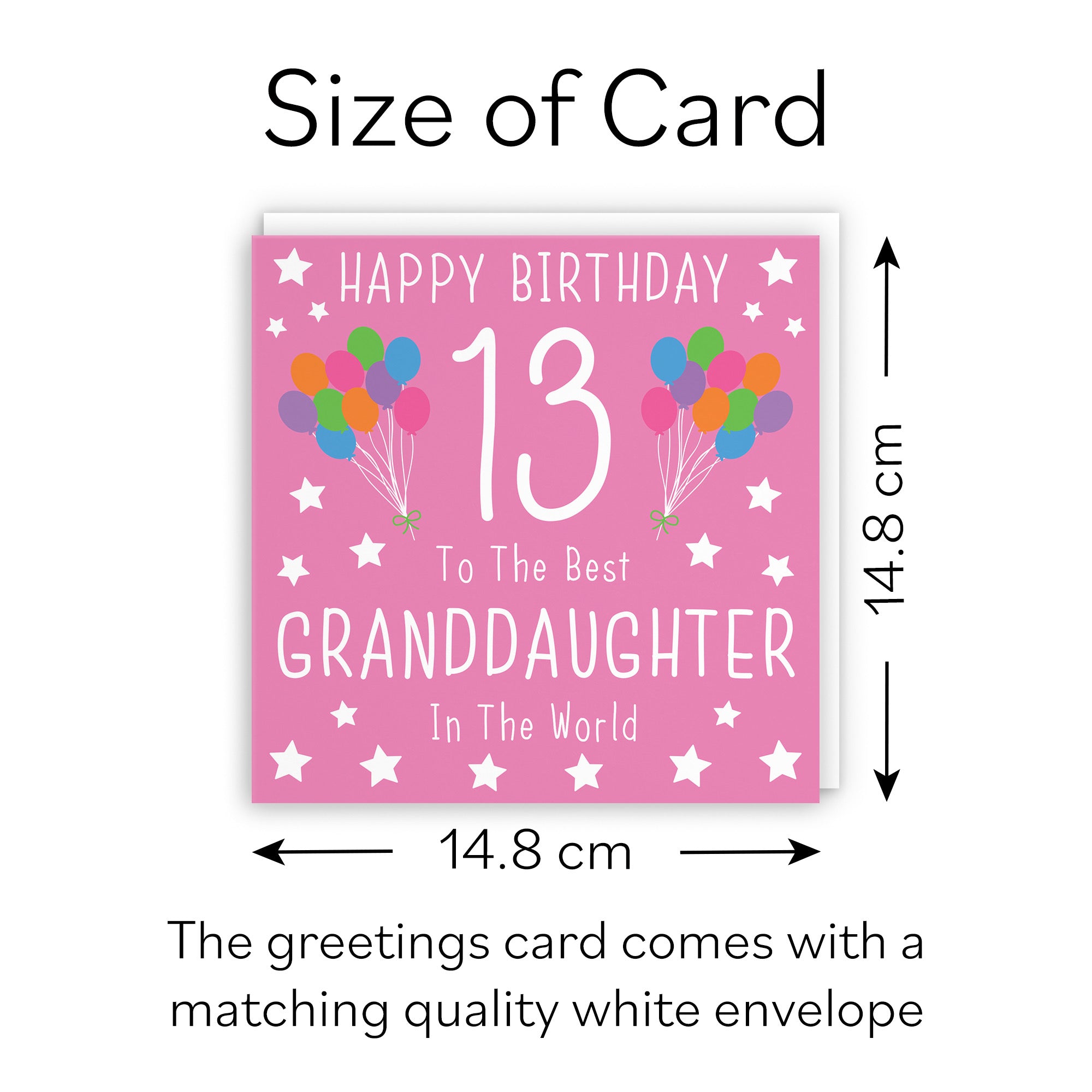 13th Granddaughter Birthday Card Iconic - Default Title (B08JRZMRPF)