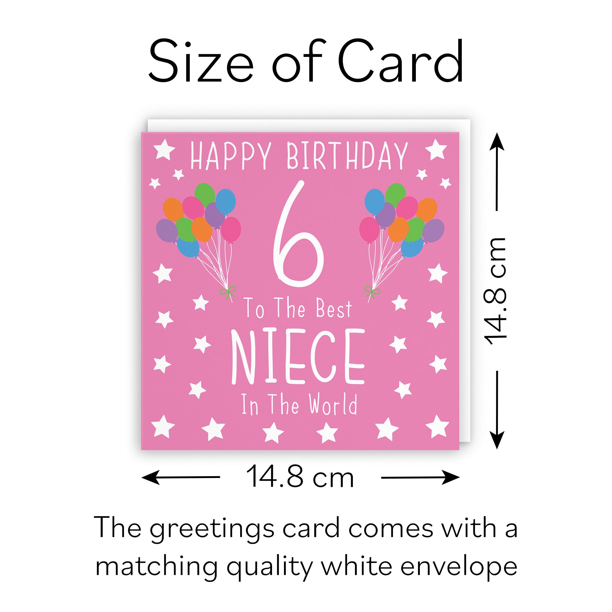 6th Niece Birthday Card Iconic - Default Title (B08JSCKWLQ)