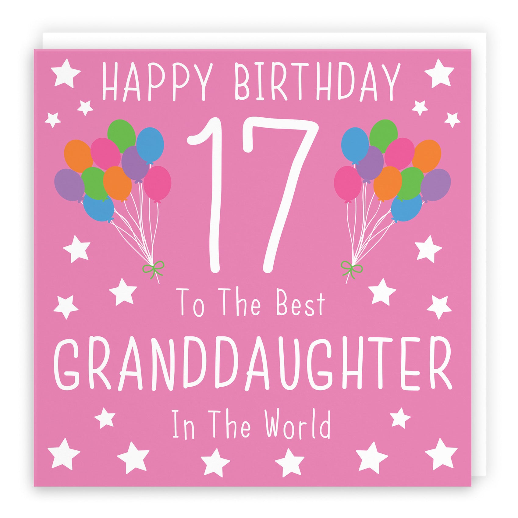 17th Granddaughter Birthday Card Iconic - Default Title (B08JSDDQD9)