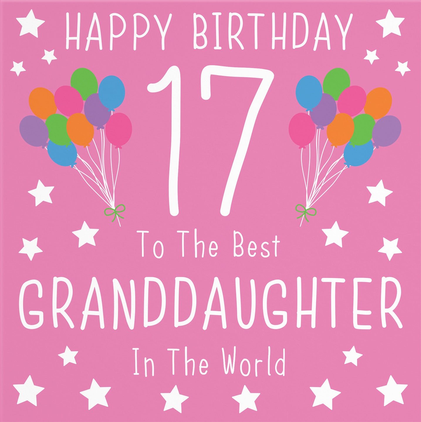 17th Granddaughter Birthday Card Iconic - Default Title (B08JSDDQD9)