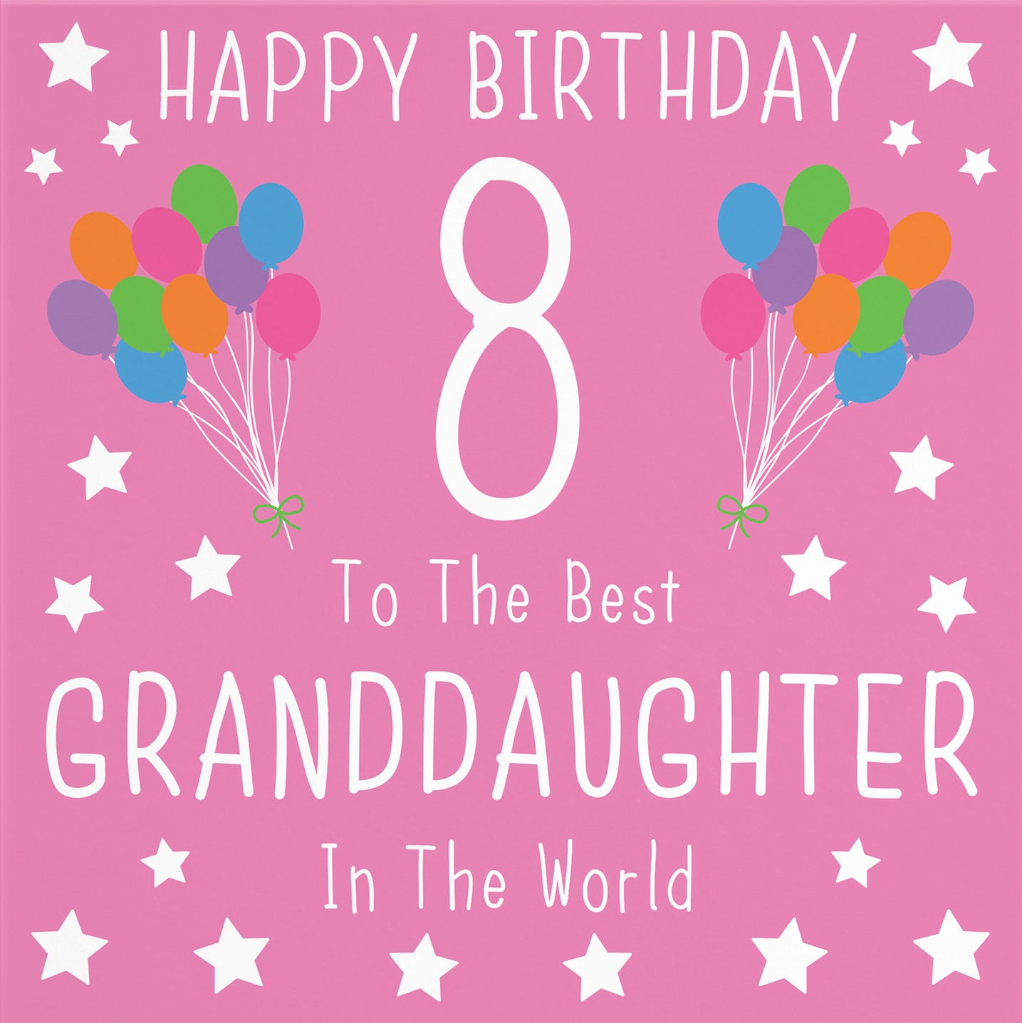 8th Granddaughter Birthday Card Iconic - Default Title (B08JSDWVVD)